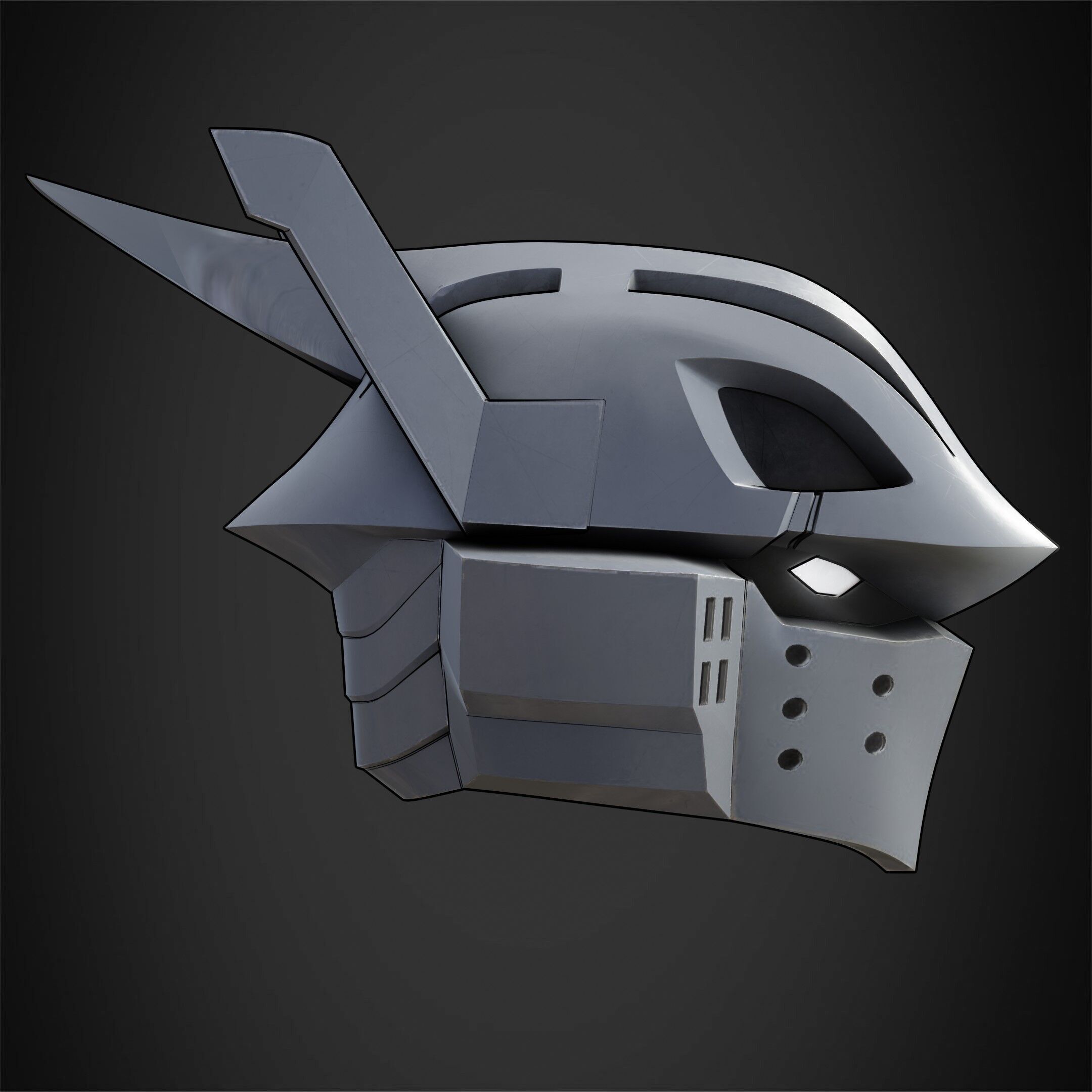 My Hero Academia Tenya Iida Ingenium Helmet for Cosplay 3D print model_9
