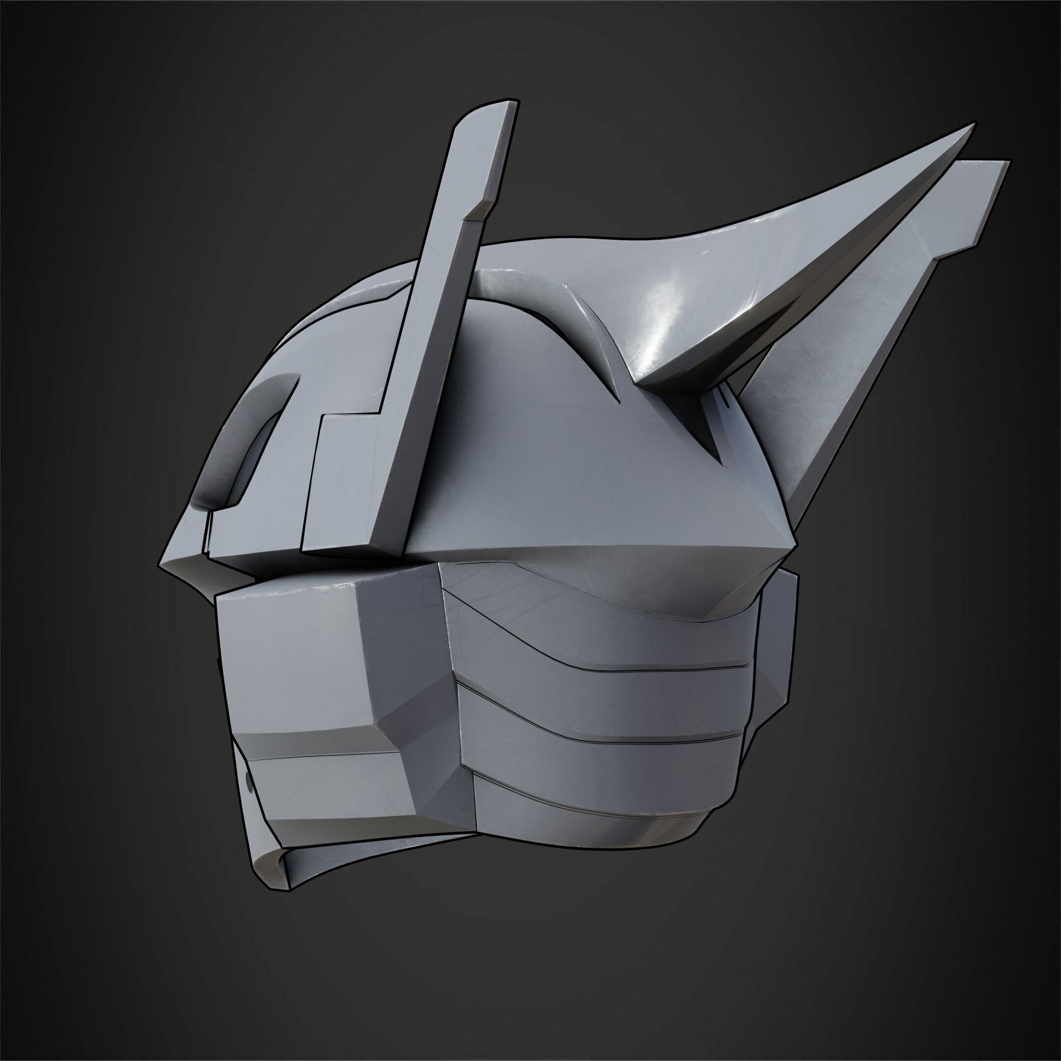 My Hero Academia Tenya Iida Ingenium Helmet for Cosplay 3D print model_6