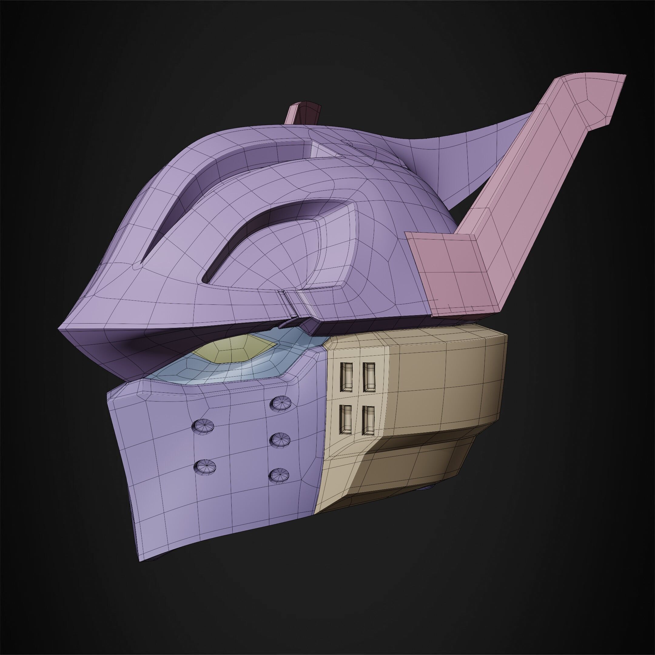 My Hero Academia Tenya Iida Ingenium Helmet for Cosplay 3D print model_18