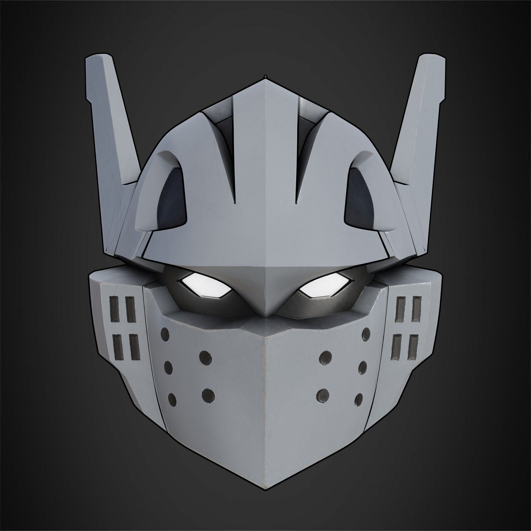 My Hero Academia Tenya Iida Ingenium Helmet for Cosplay 3D print model_3