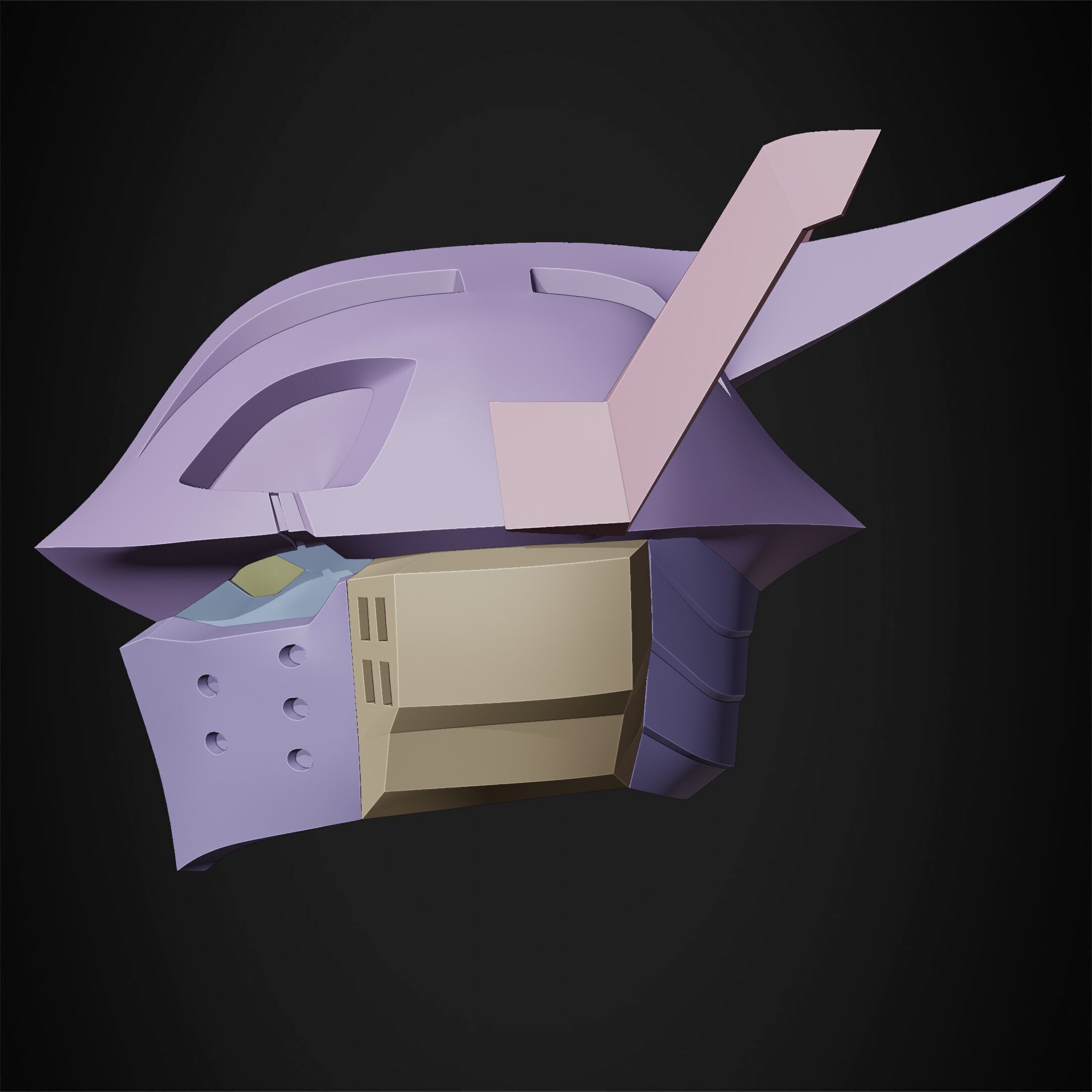 My Hero Academia Tenya Iida Ingenium Helmet for Cosplay 3D print model_19