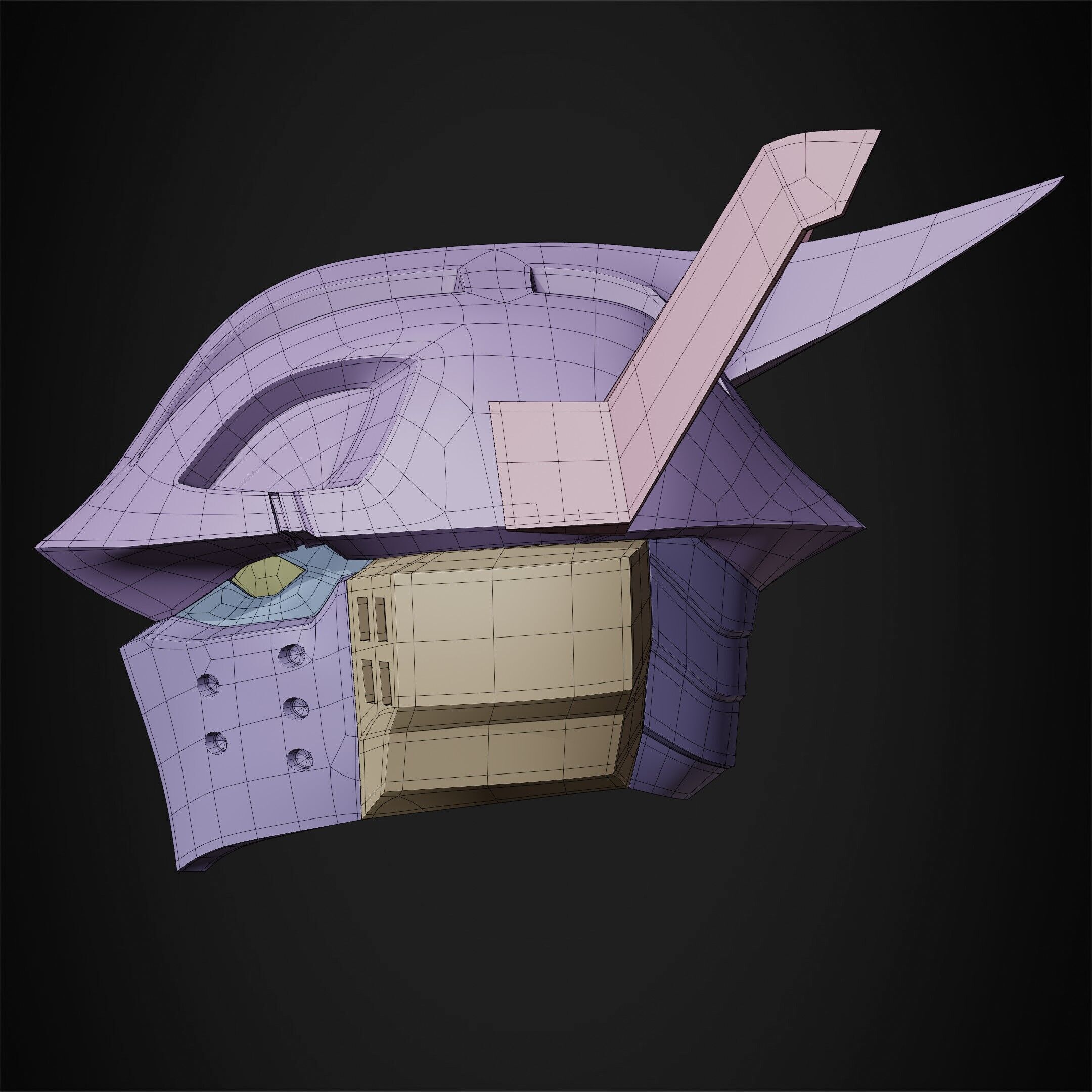 My Hero Academia Tenya Iida Ingenium Helmet for Cosplay 3D print model_20