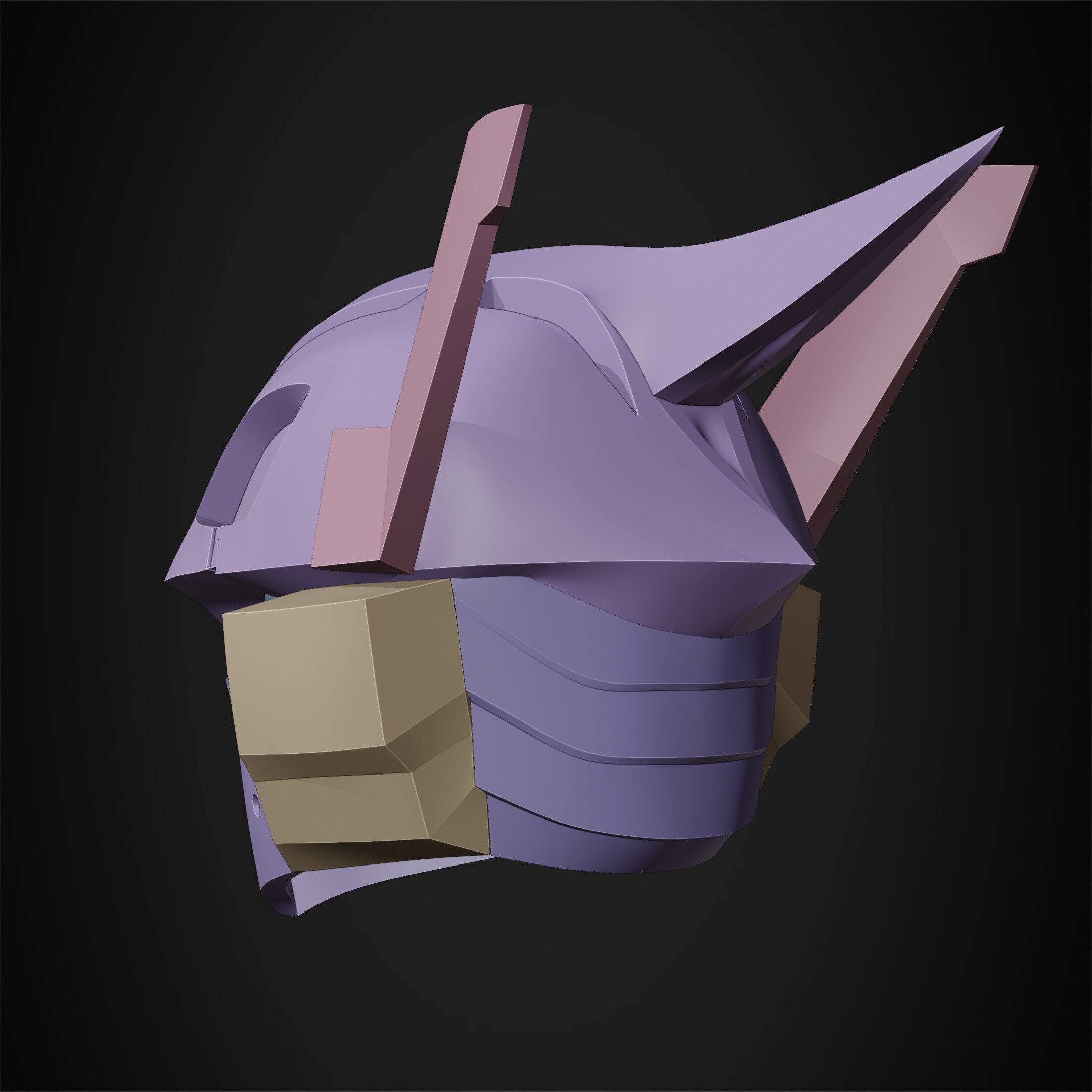 My Hero Academia Tenya Iida Ingenium Helmet for Cosplay 3D print model_21