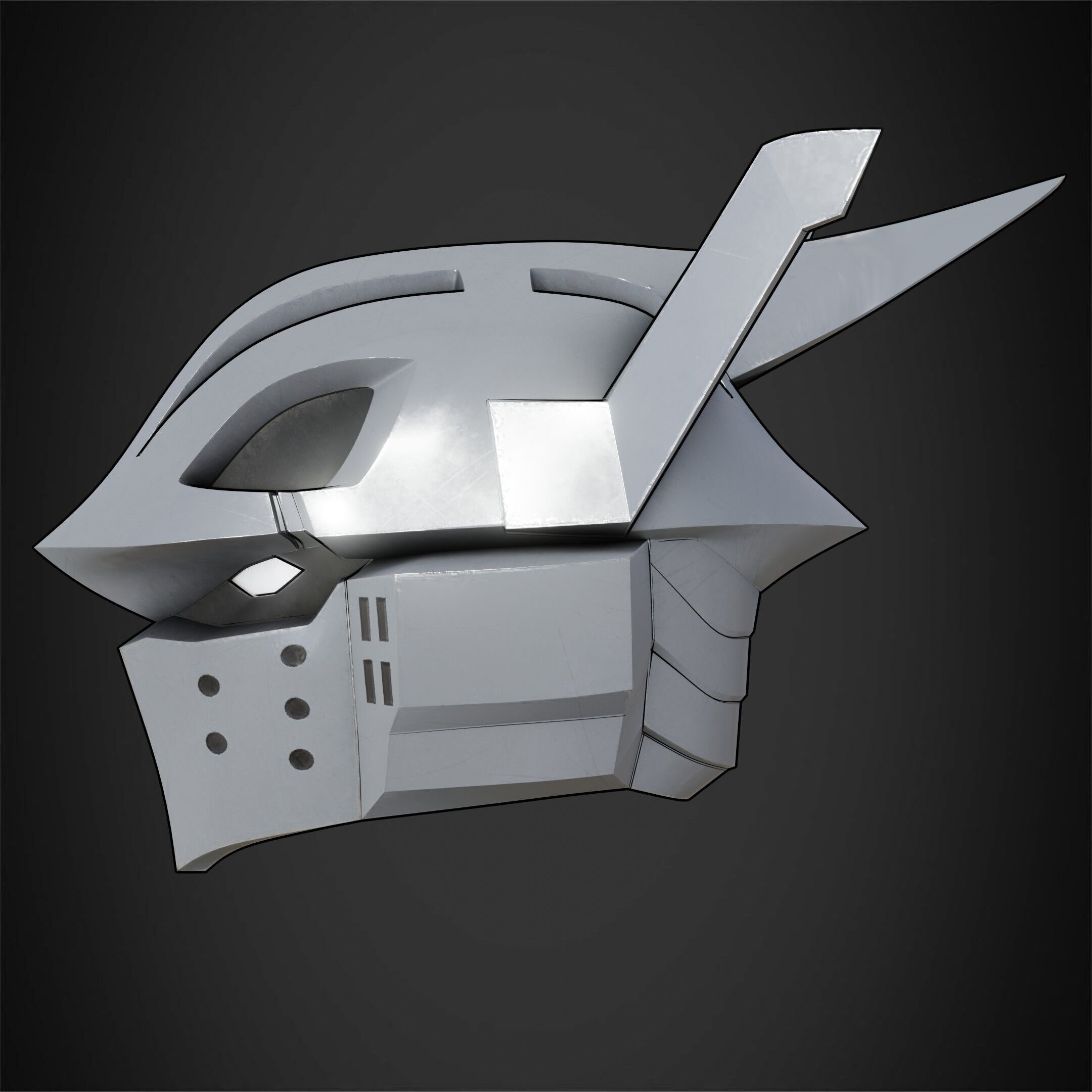 My Hero Academia Tenya Iida Ingenium Helmet for Cosplay 3D print model_5