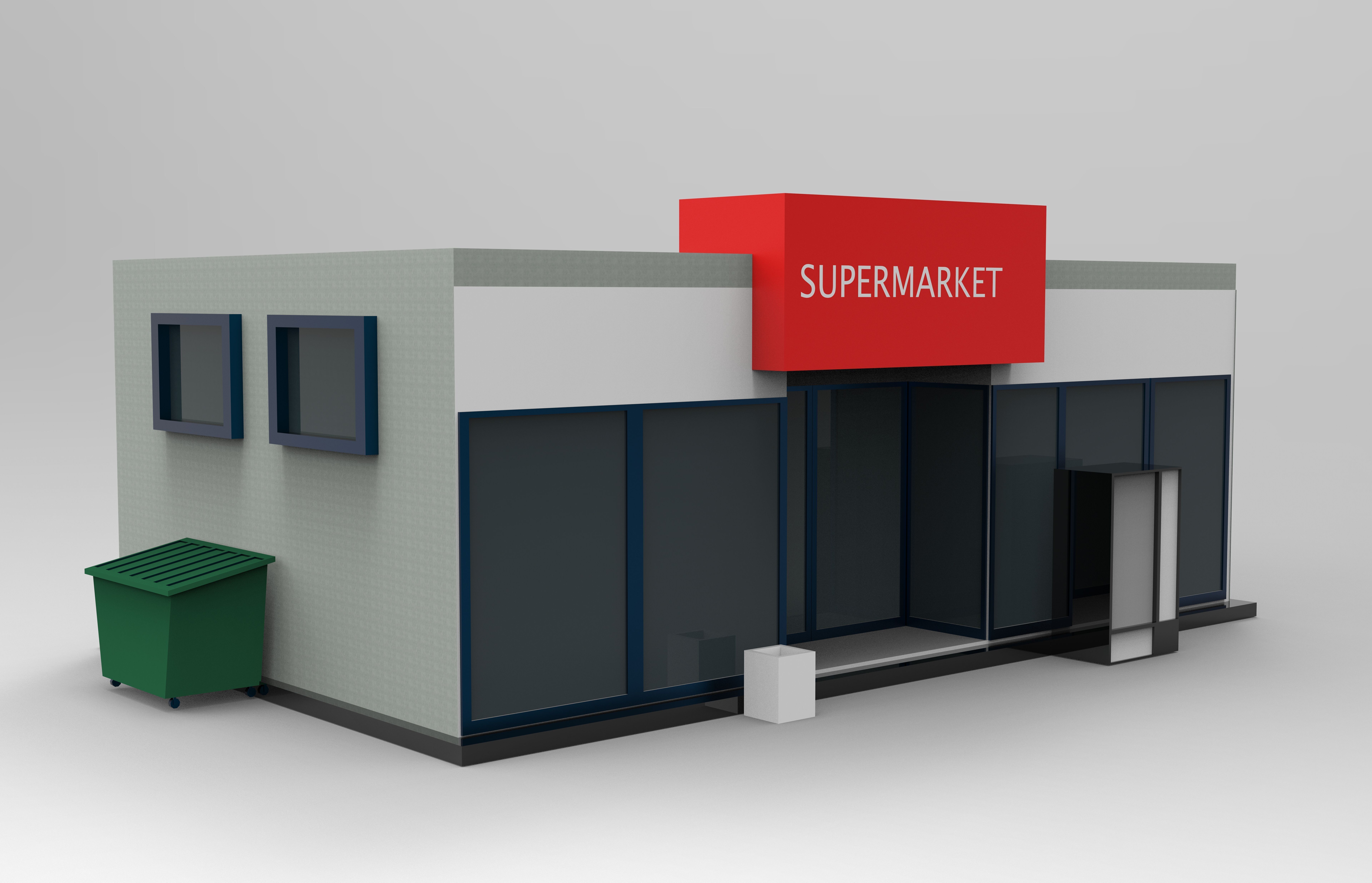 17 low poly City  Pack Low Poly Assets Low poly 3D Model Low-poly 3D model_11