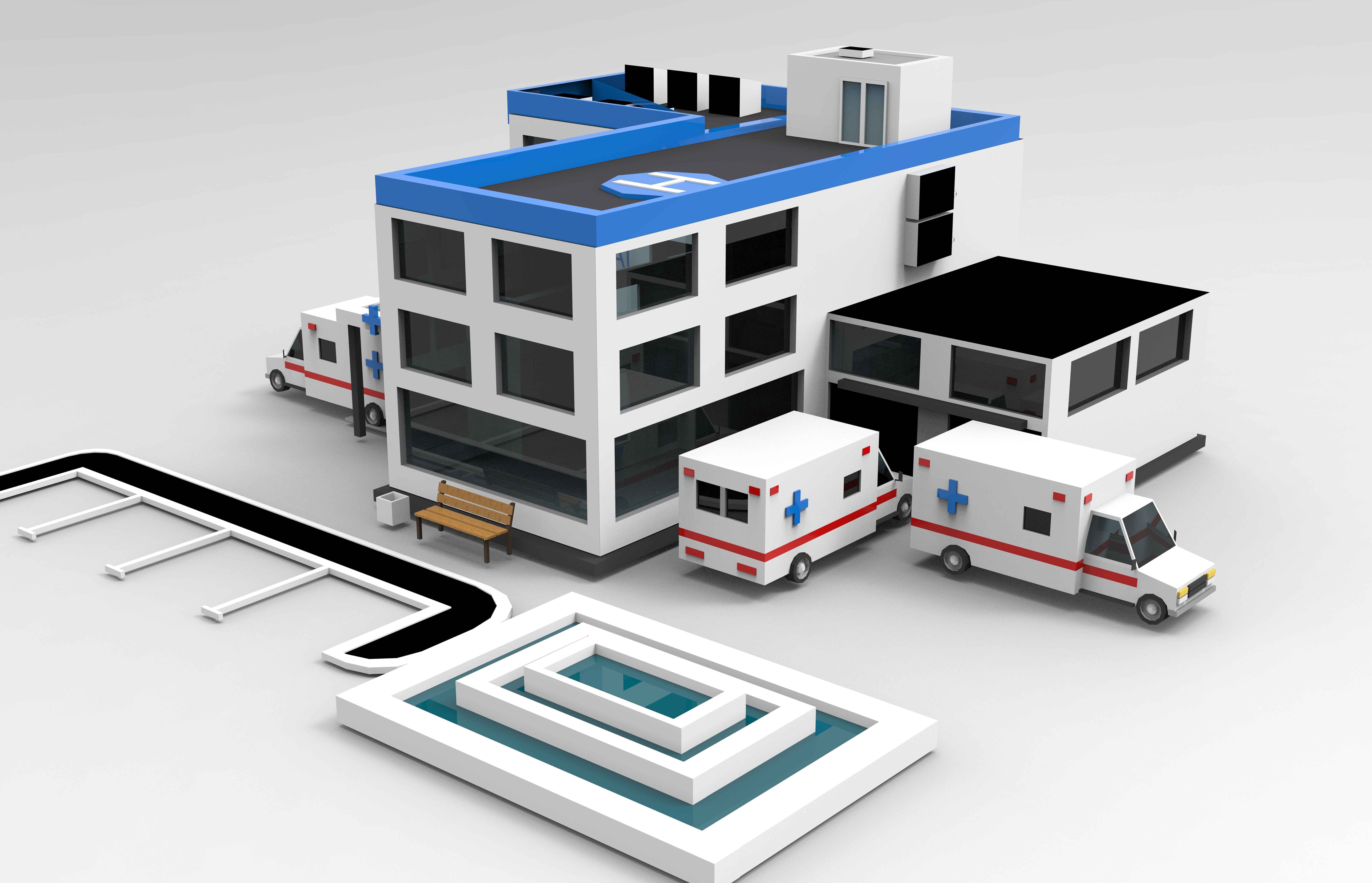 17 low poly City  Pack Low Poly Assets Low poly 3D Model Low-poly 3D model_2
