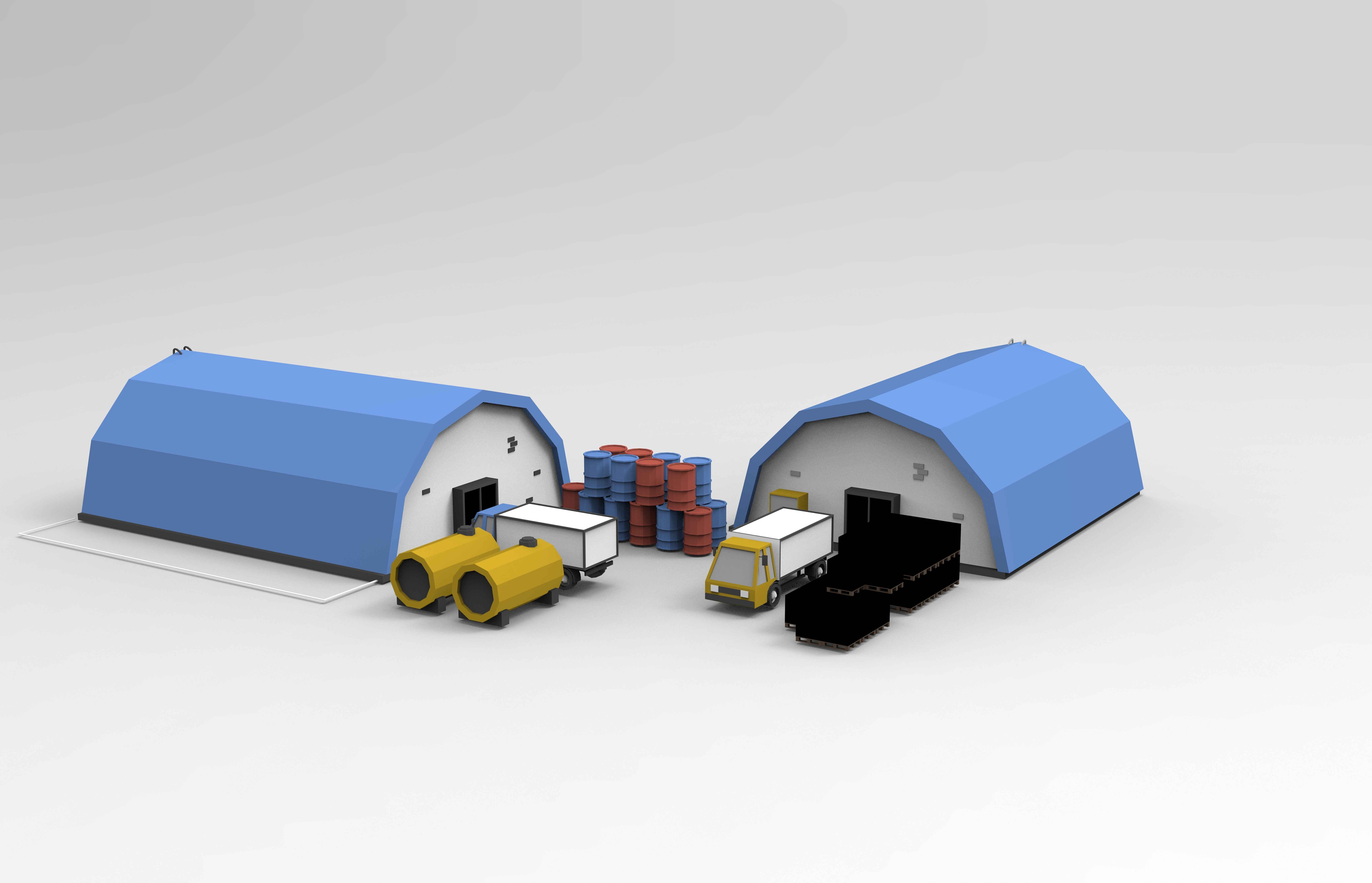 17 low poly City  Pack Low Poly Assets Low poly 3D Model Low-poly 3D model_4