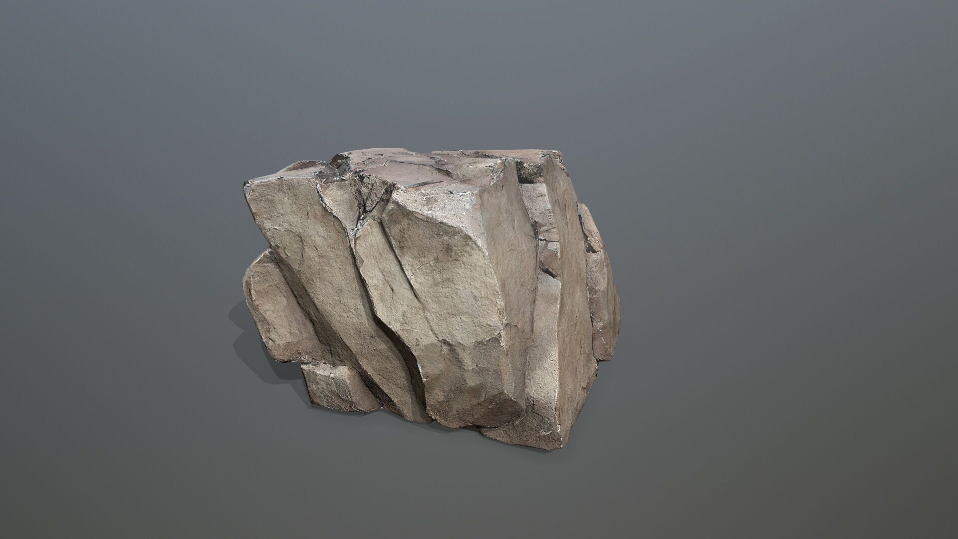 desert rocks Low-poly 3D model_15