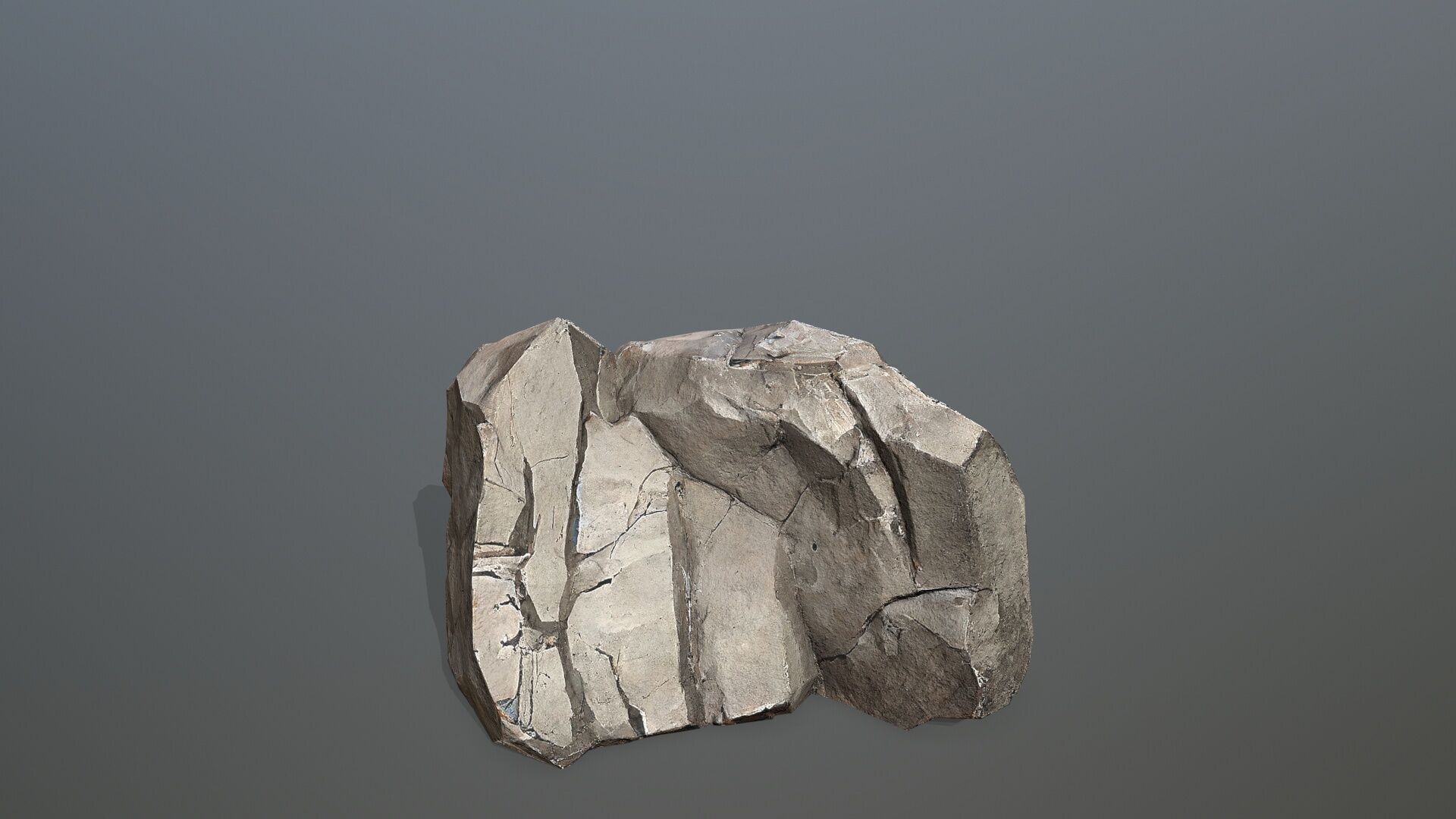 desert rocks Low-poly 3D model_10