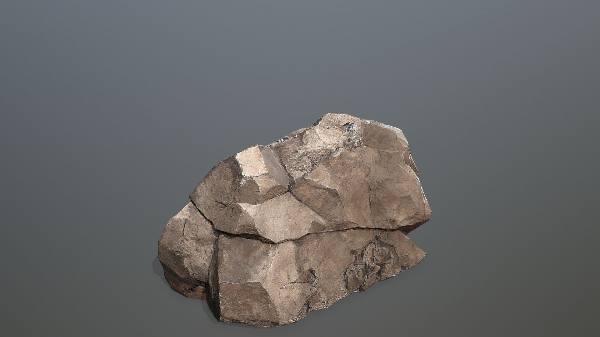 desert rocks Low-poly 3D model_11