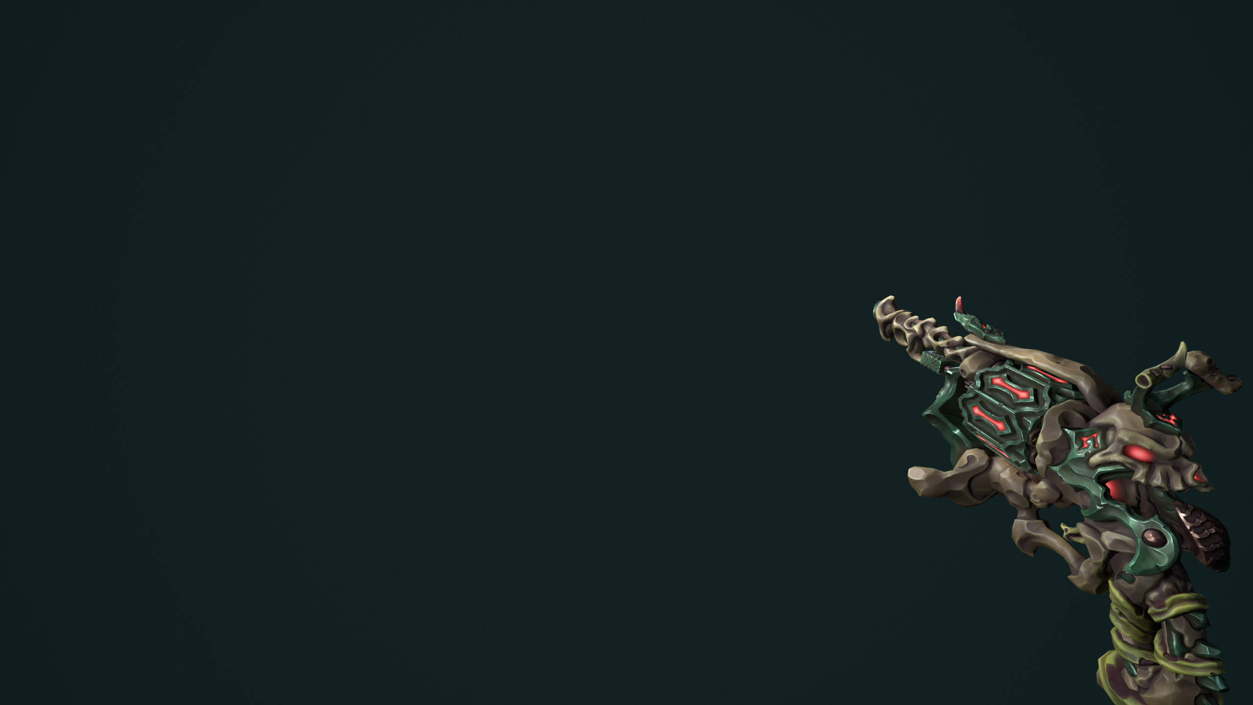 Stylized undead revolver Low-poly 3D model_15