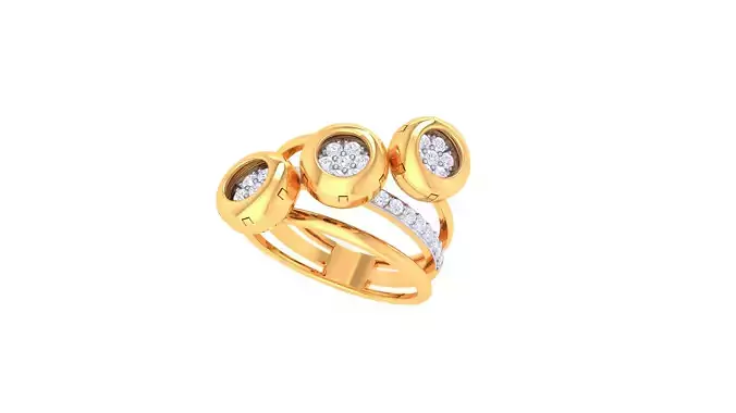 Women Ring Render 3dm STL OBJ FBX Details 