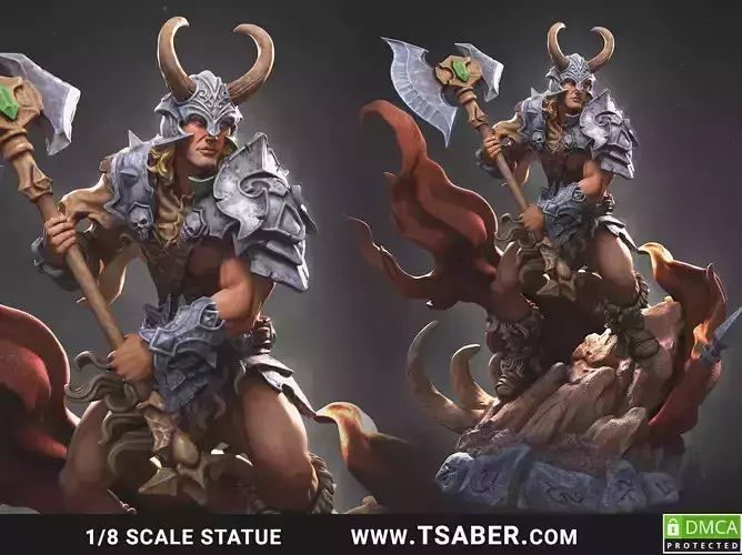 Barbarian Statue