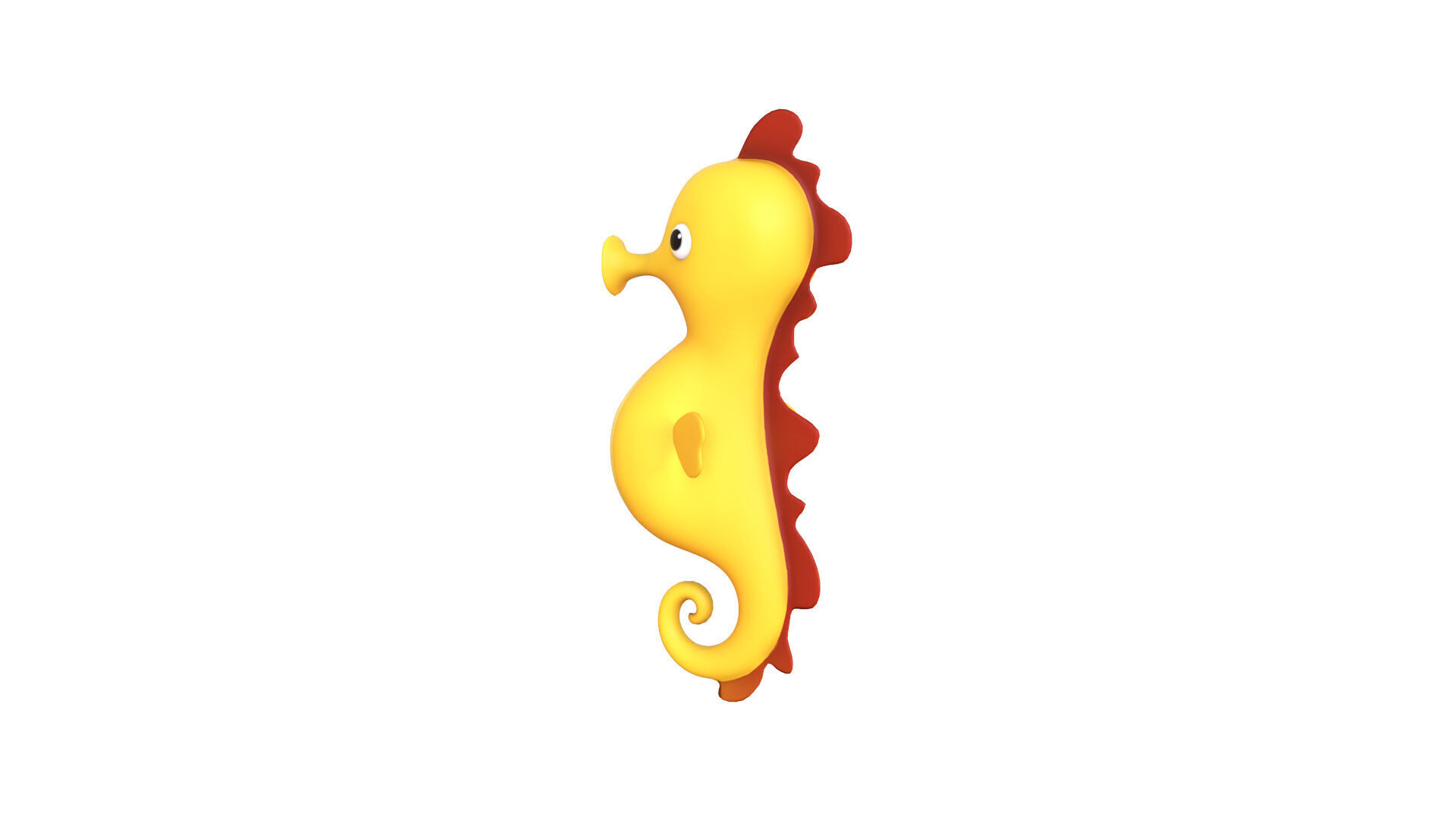 Sea Horse v002 3D model_2