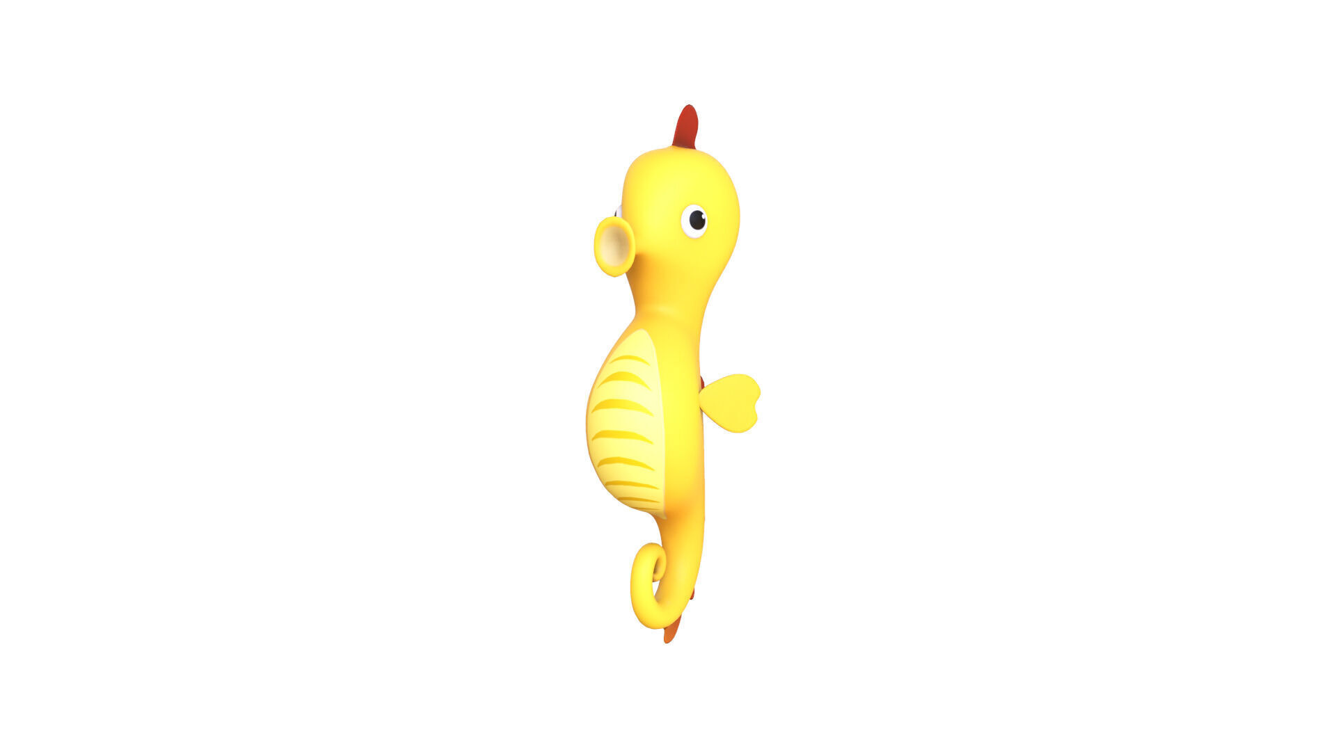 Sea Horse v002 3D model_6