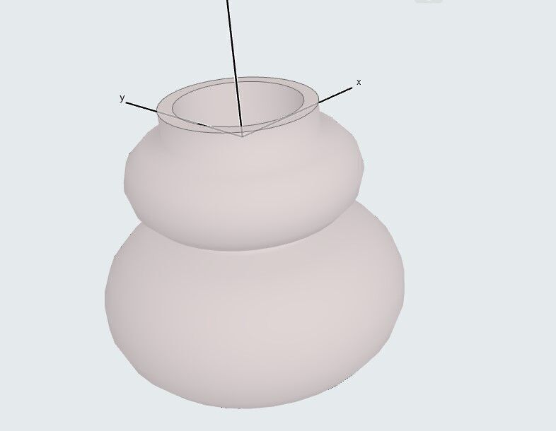 This is a decoration a vase for flowers 3D model_3