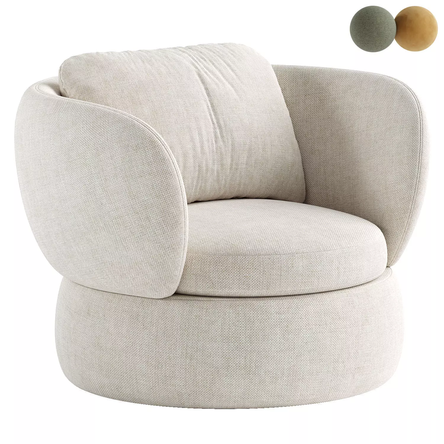 Winona Occasional Chair 3D model