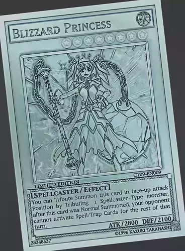 Blizzard Princess - yu-gi-oh 3D print model
