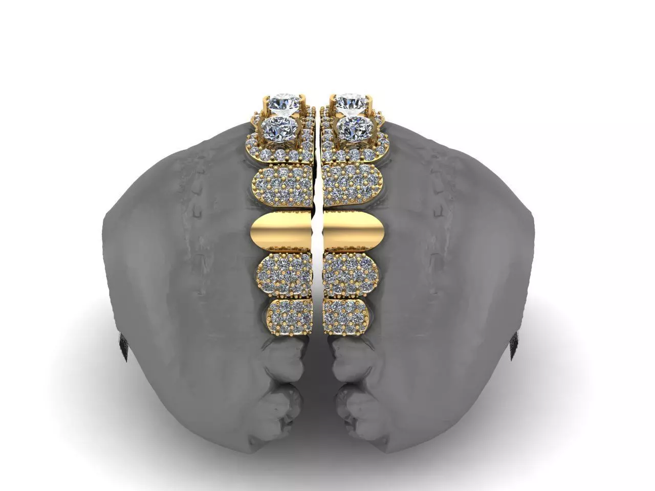 tooth decoration 3D model_0