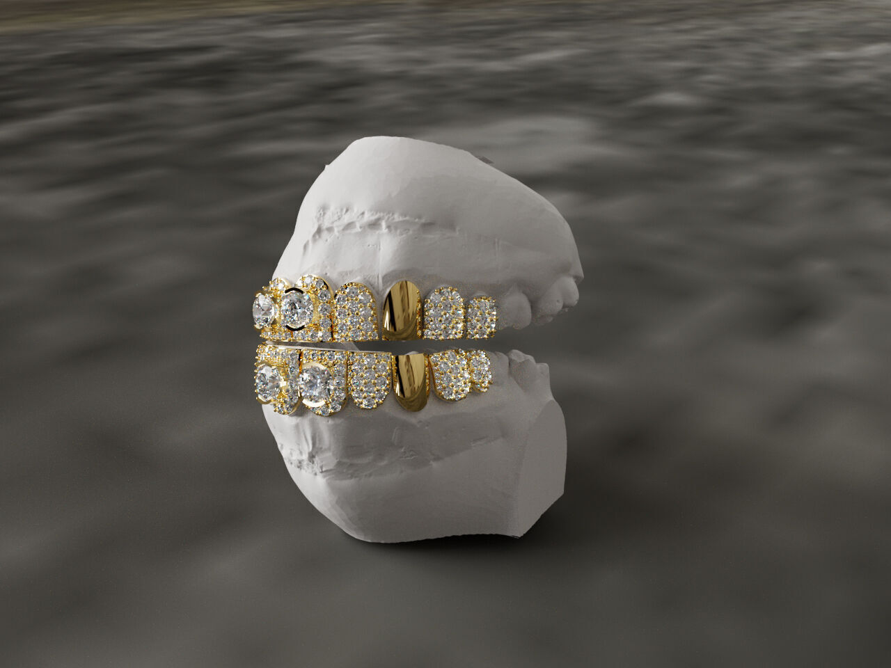 tooth decoration 3D model_3