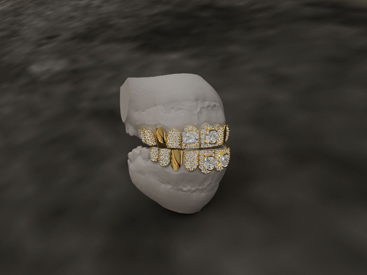 tooth decoration 3D model_4