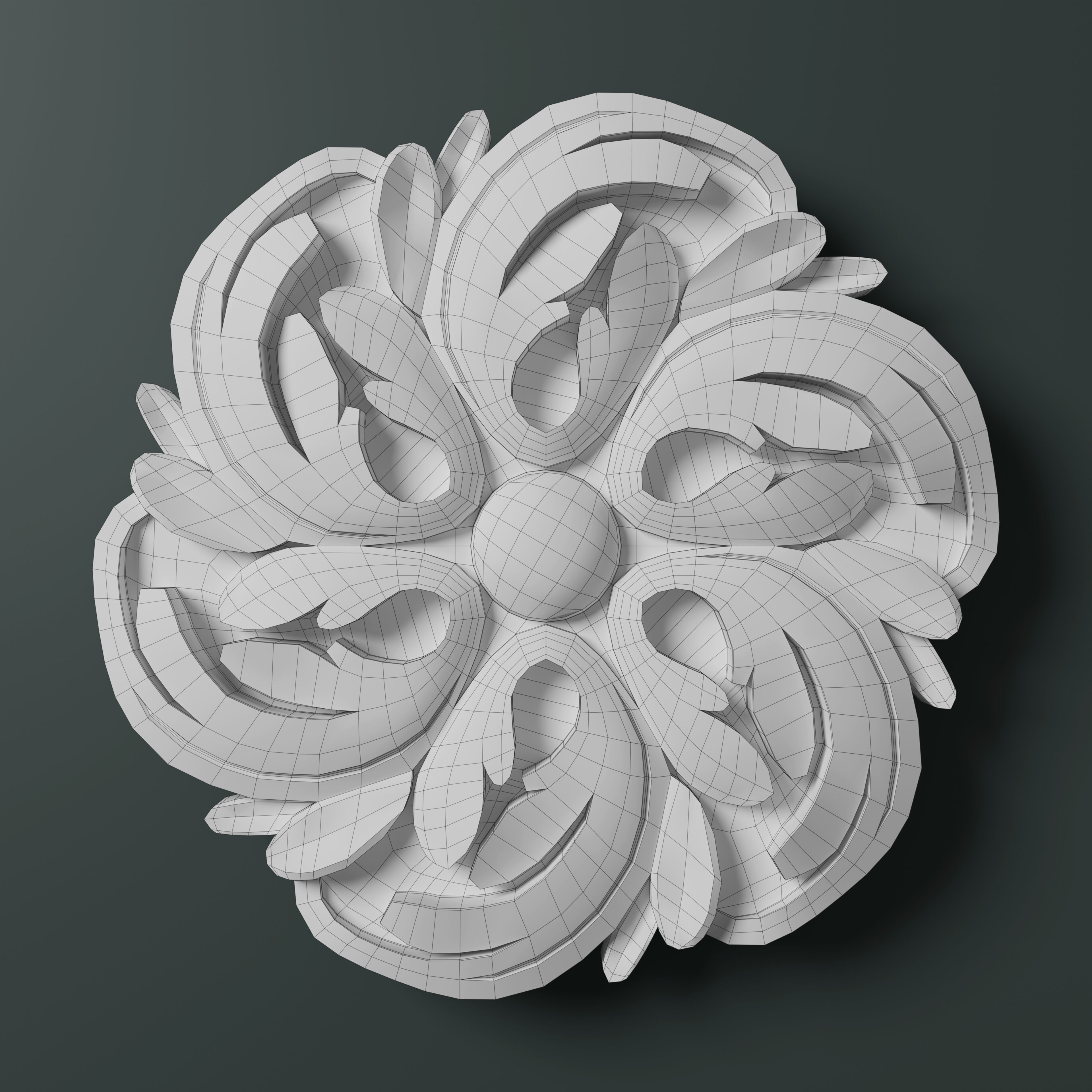 Small Rosette - 006 3D model_5