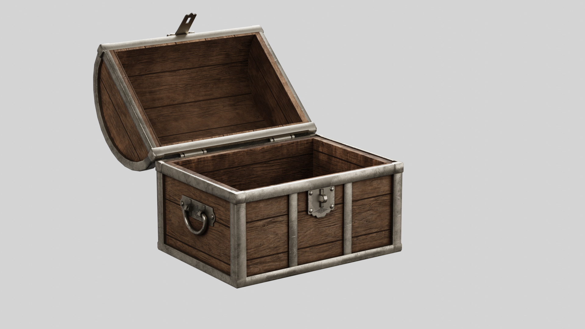 Pirate props collection Low-poly 3D model_15