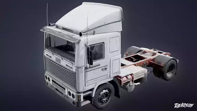 VEHICLES - Truck 02 - LOW POLY Low-poly 3D model