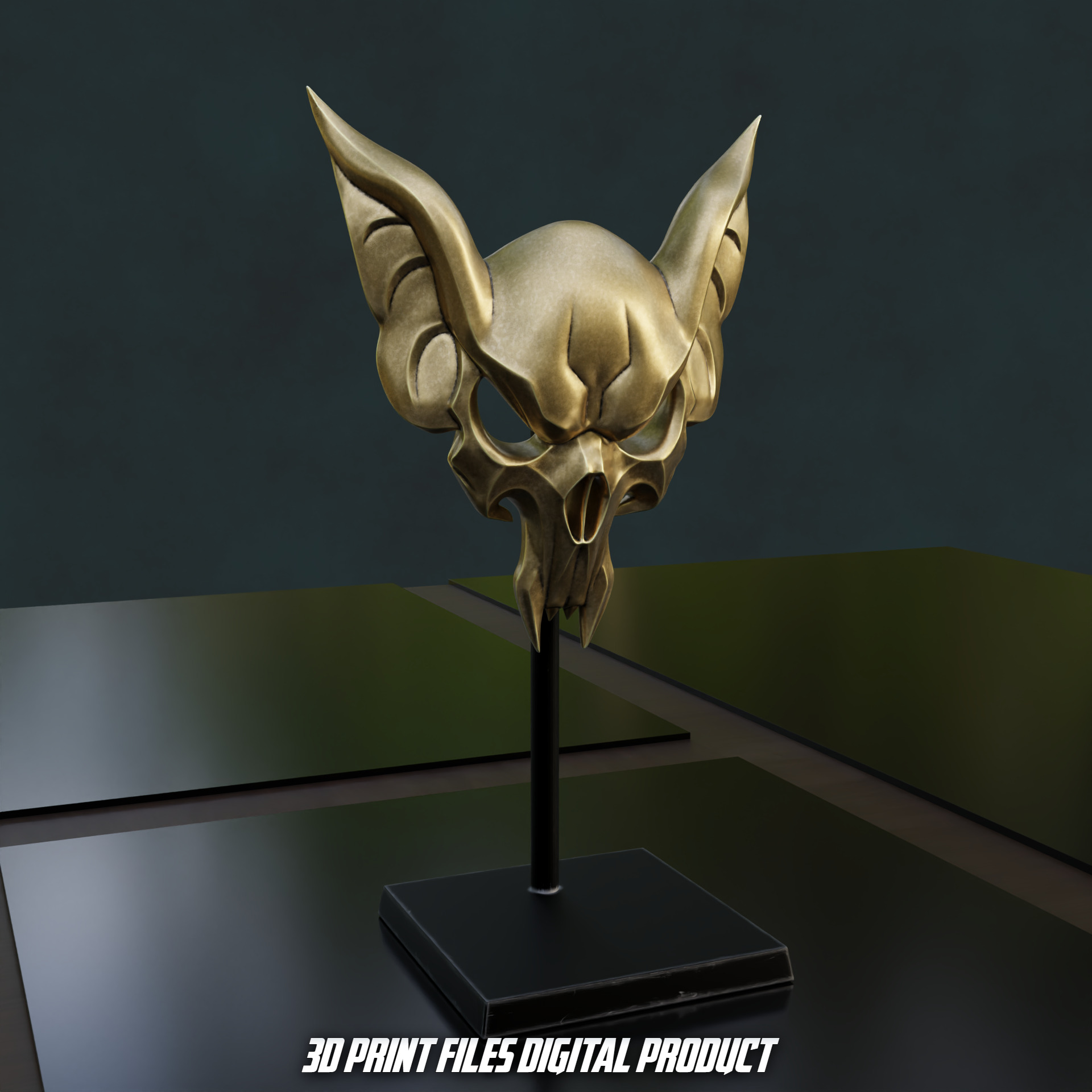 Home Decor Bat Skull Stand Marvel Rivals Adam Warlock 3D print model_1