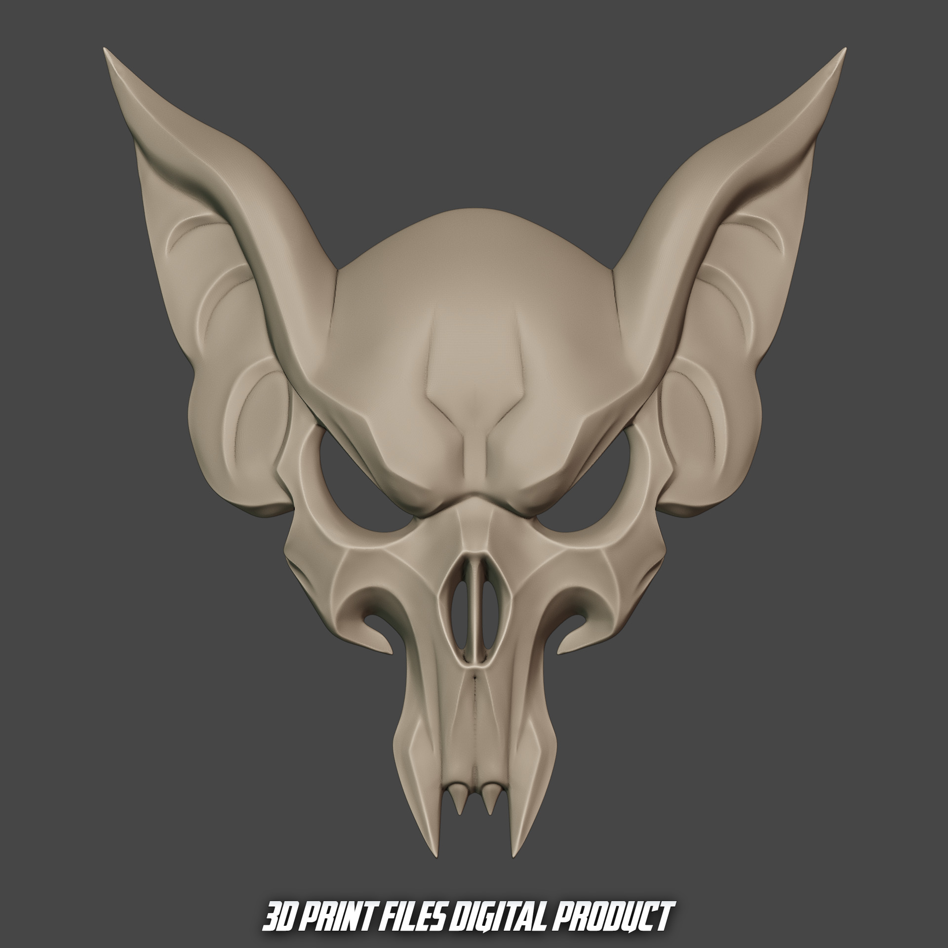 Home Decor Bat Skull Stand Marvel Rivals Adam Warlock 3D print model_7