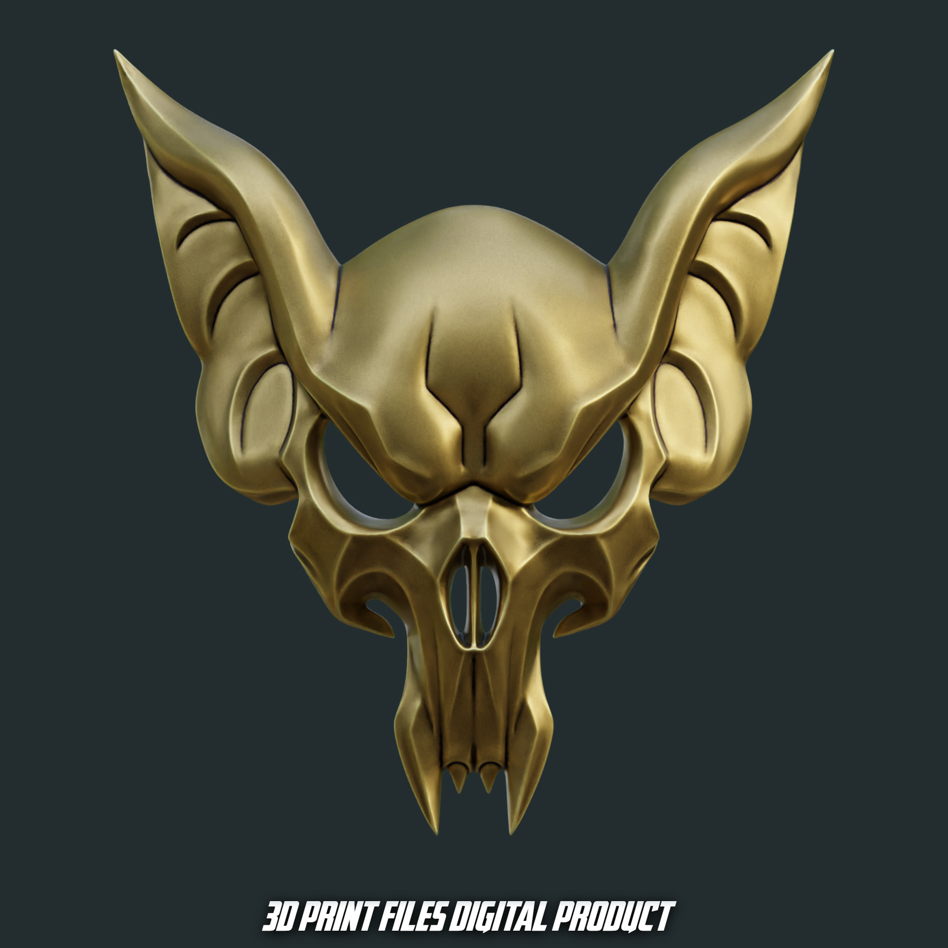 Home Decor Bat Skull Stand Marvel Rivals Adam Warlock 3D print model_2