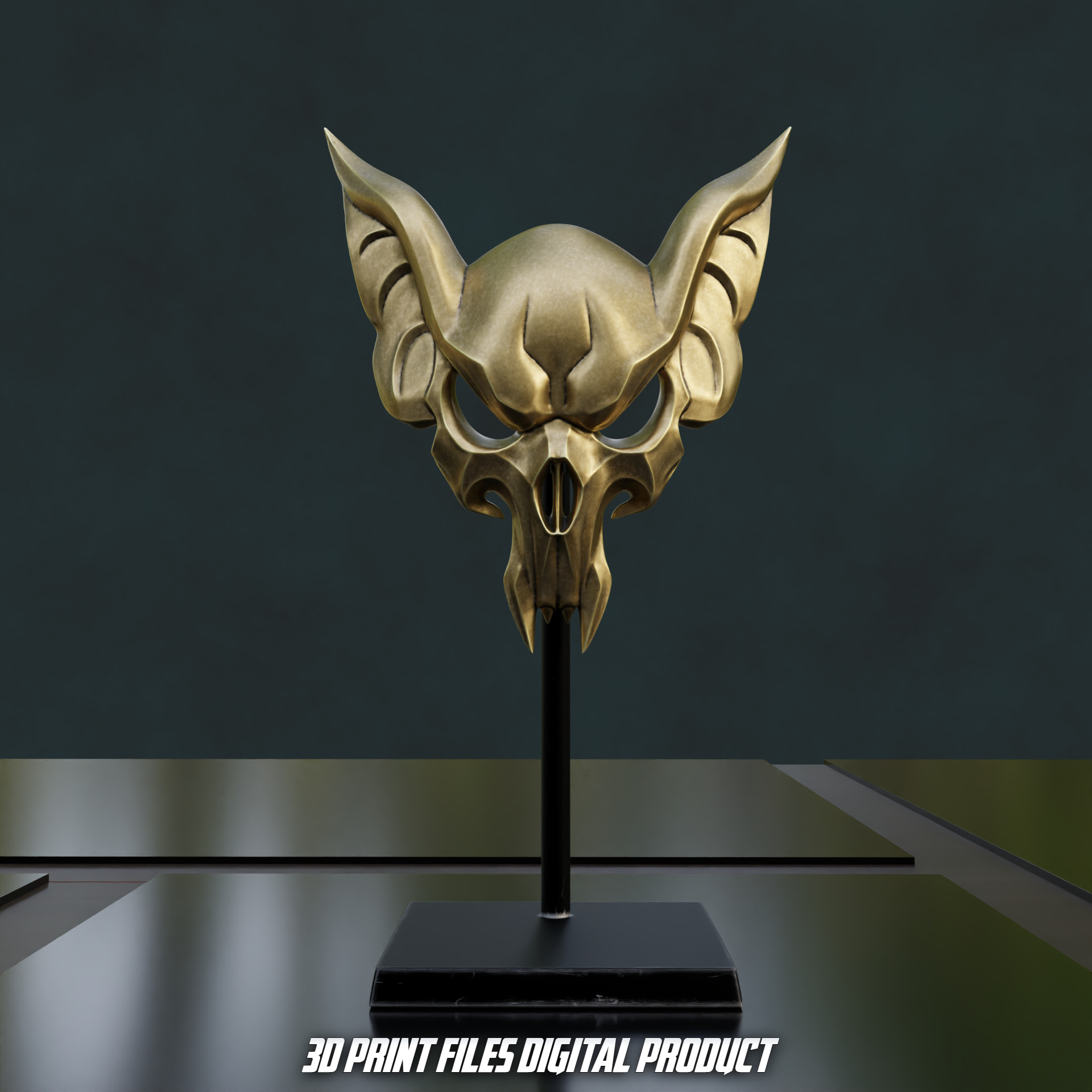 Home Decor Bat Skull Stand Marvel Rivals Adam Warlock 3D print model_3