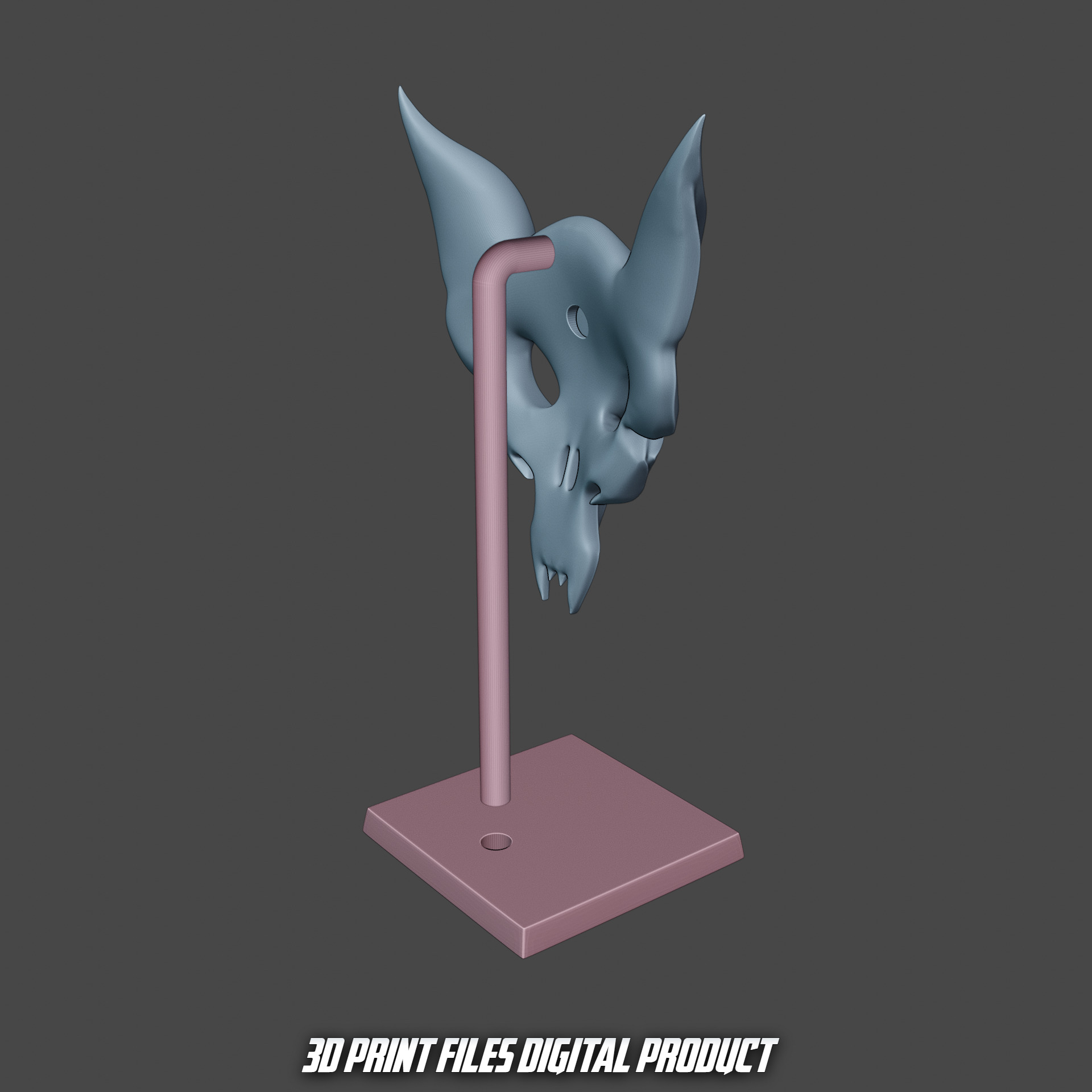 Home Decor Bat Skull Stand Marvel Rivals Adam Warlock 3D print model_5