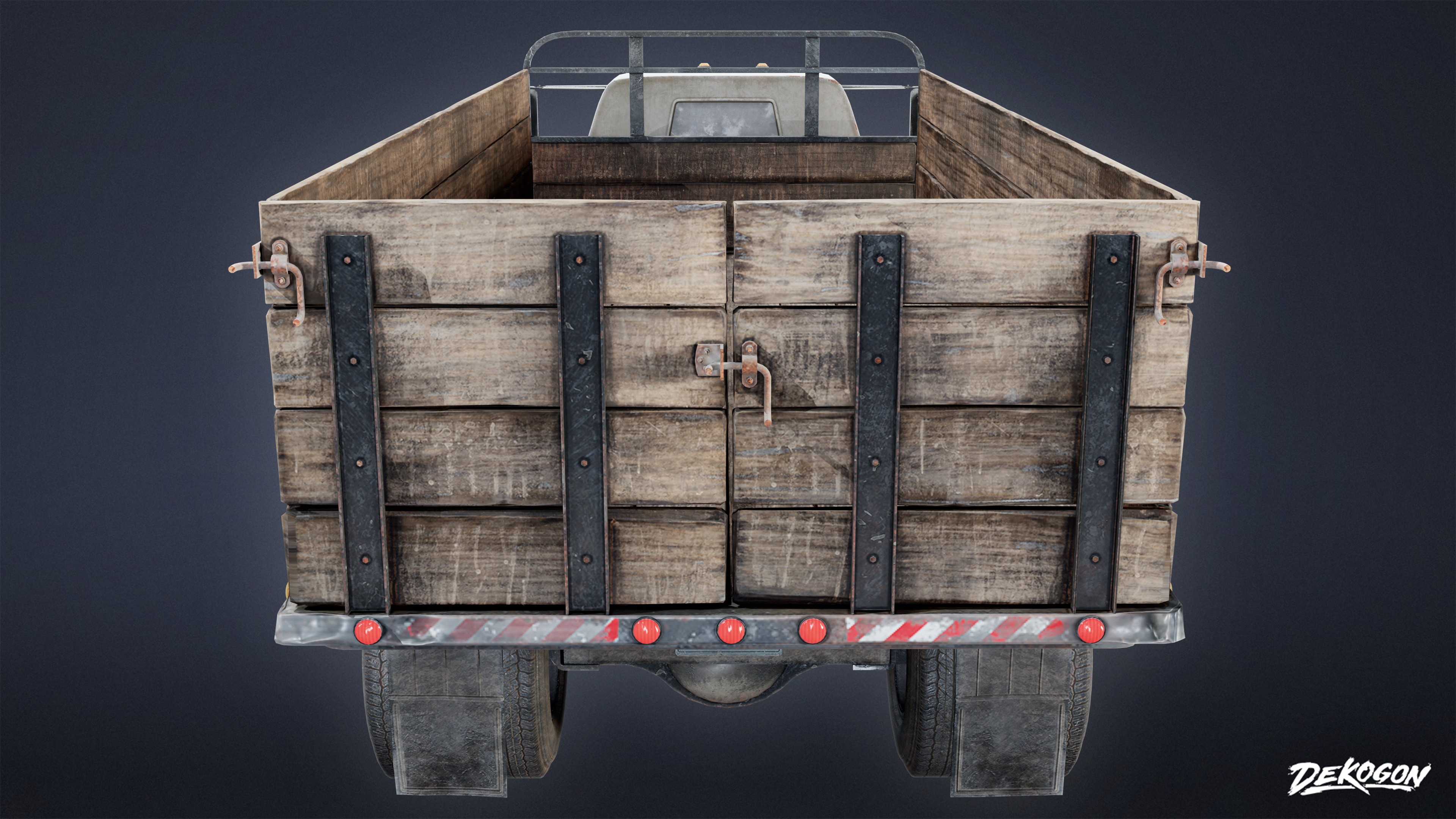VEHICLES - Truck 05 - LOW POLY Low-poly 3D model_4