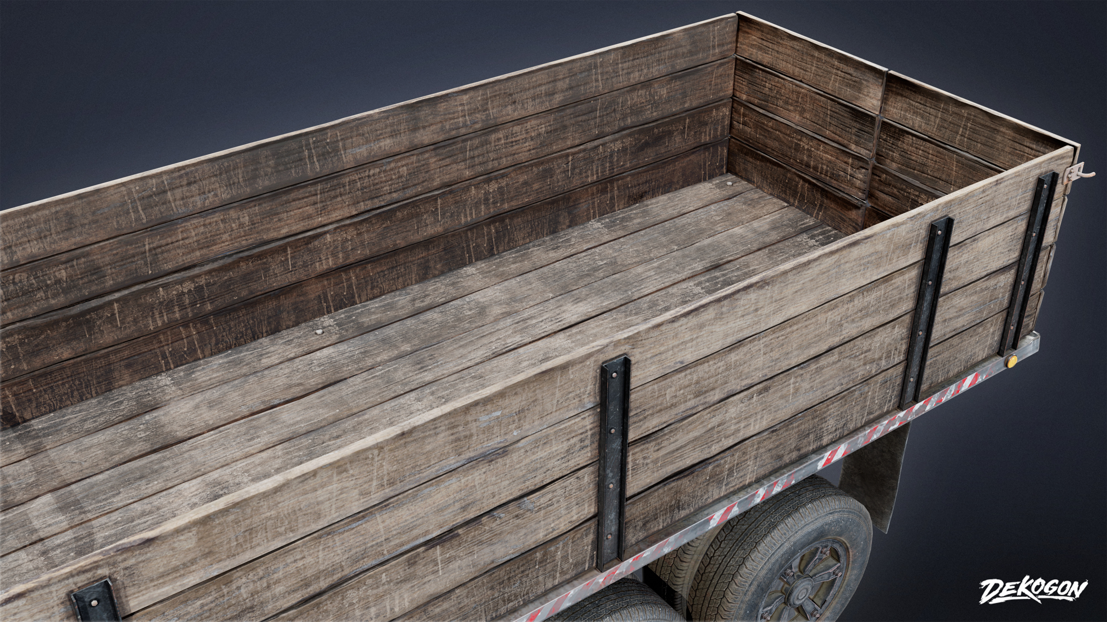 VEHICLES - Truck 05 - LOW POLY Low-poly 3D model_5