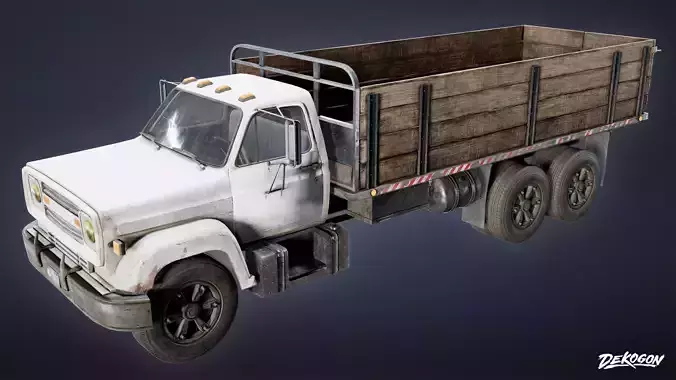 VEHICLES - Truck 05 - LOW POLY Low-poly 3D model