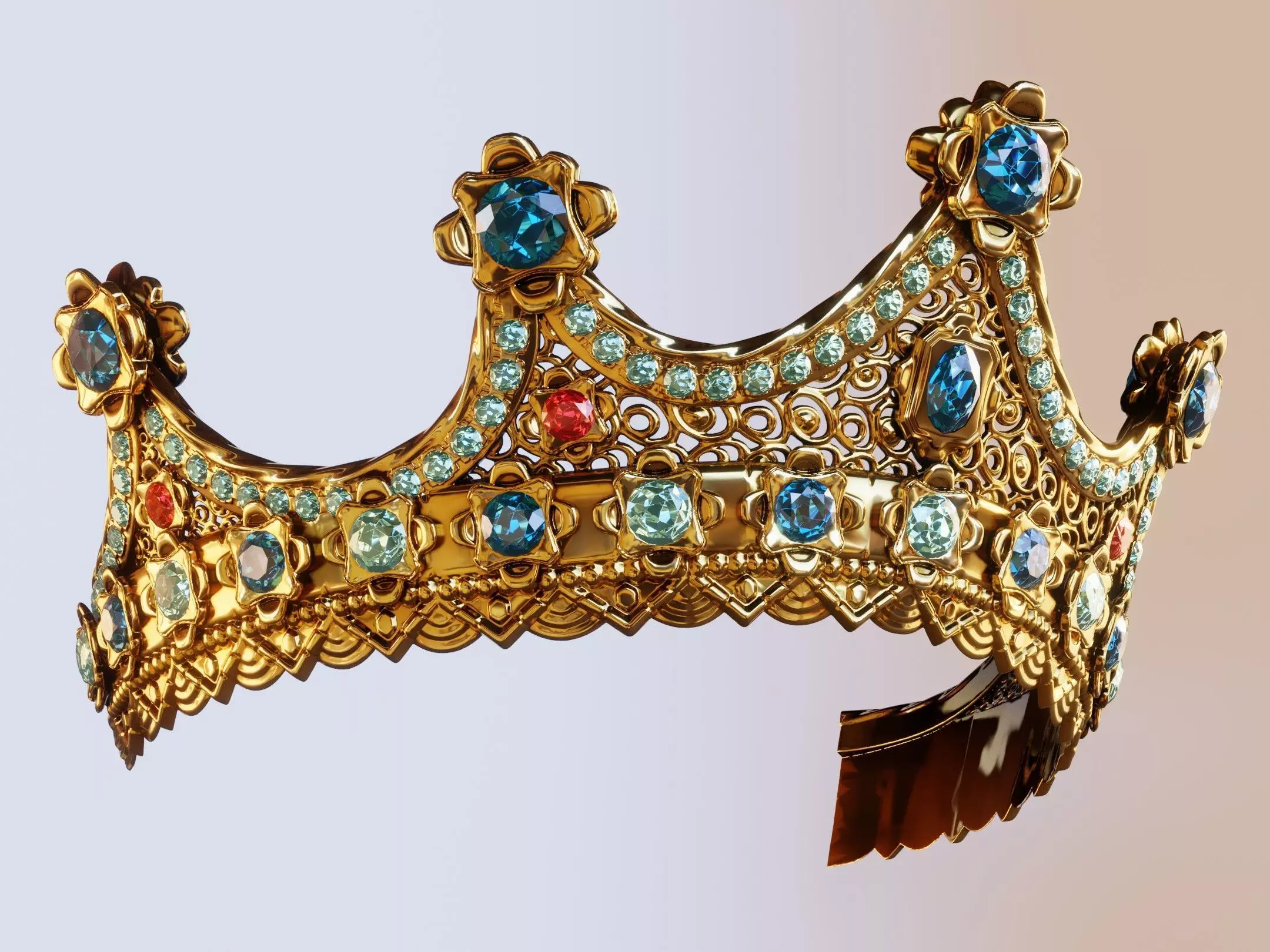 Anna Henrietta Crown Cosplay 3D Print Model 3D print model