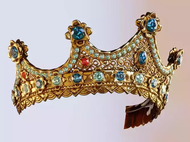 Anna Henrietta Crown Cosplay 3D Print Model