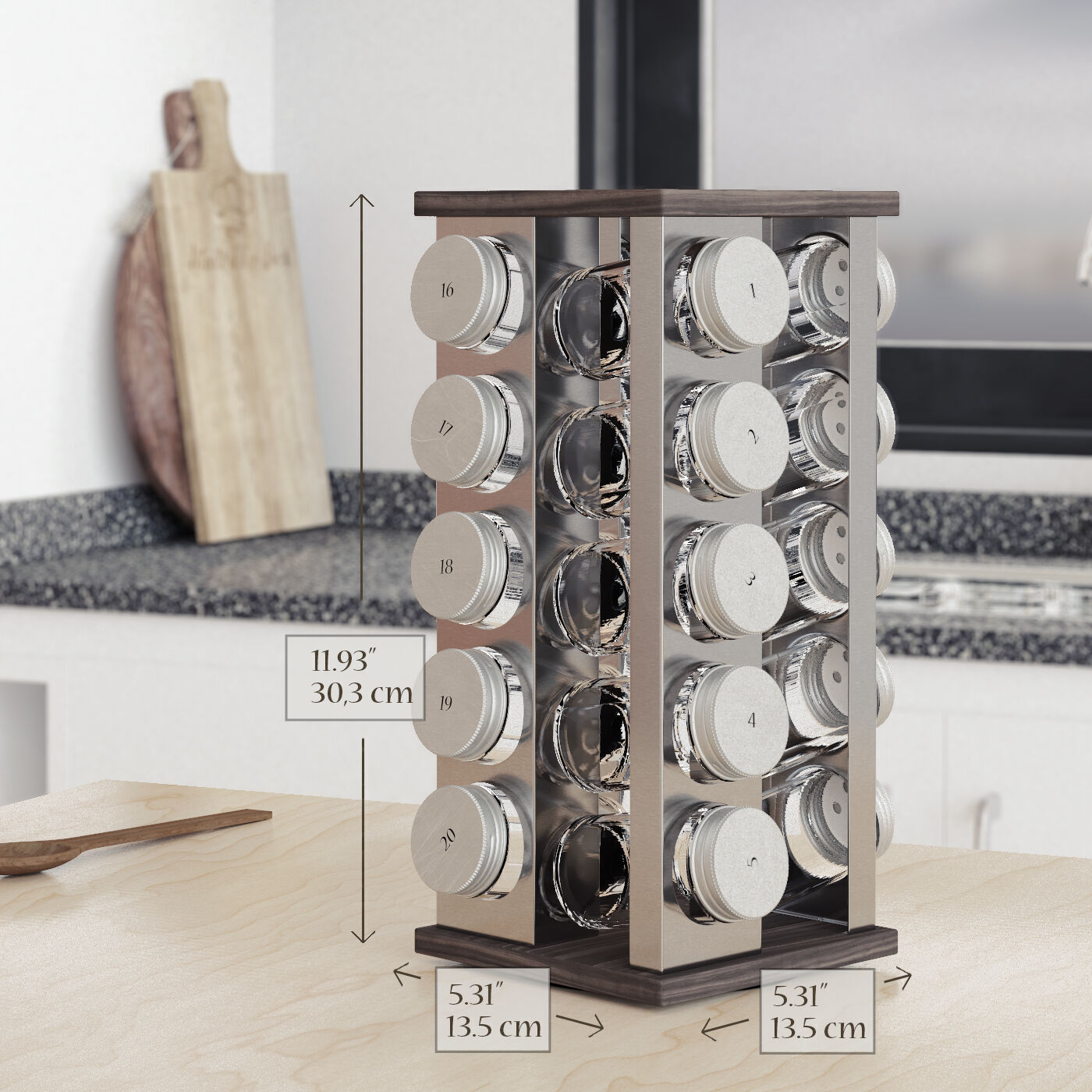 360 ROTATING SPICE RACK 3D model_13