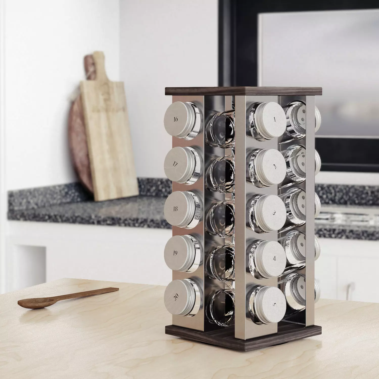 360 ROTATING SPICE RACK 3D model_0
