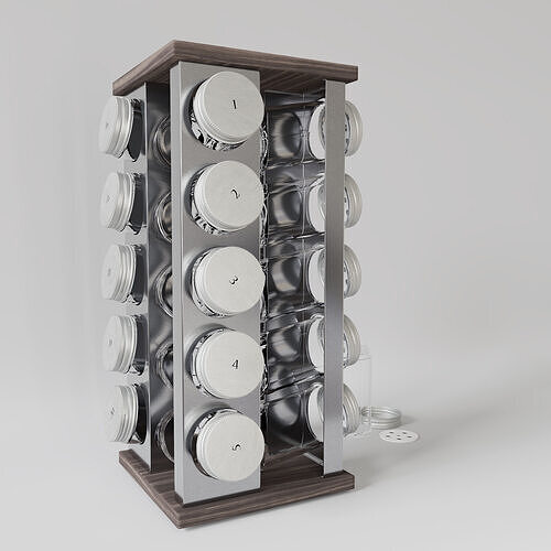 360 ROTATING SPICE RACK