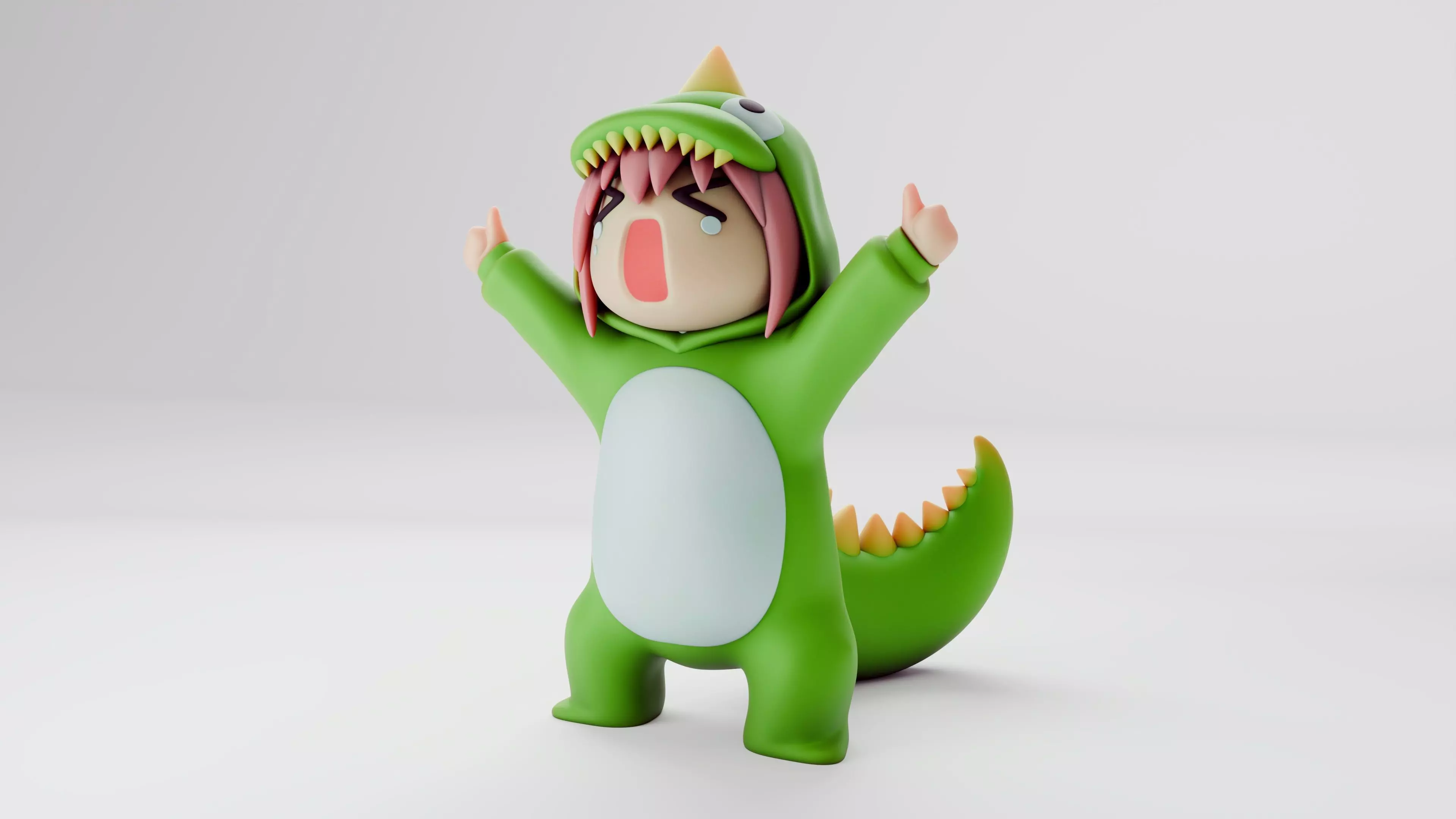 BocchiZilla - Bocchi The Rock Anime 3D print model