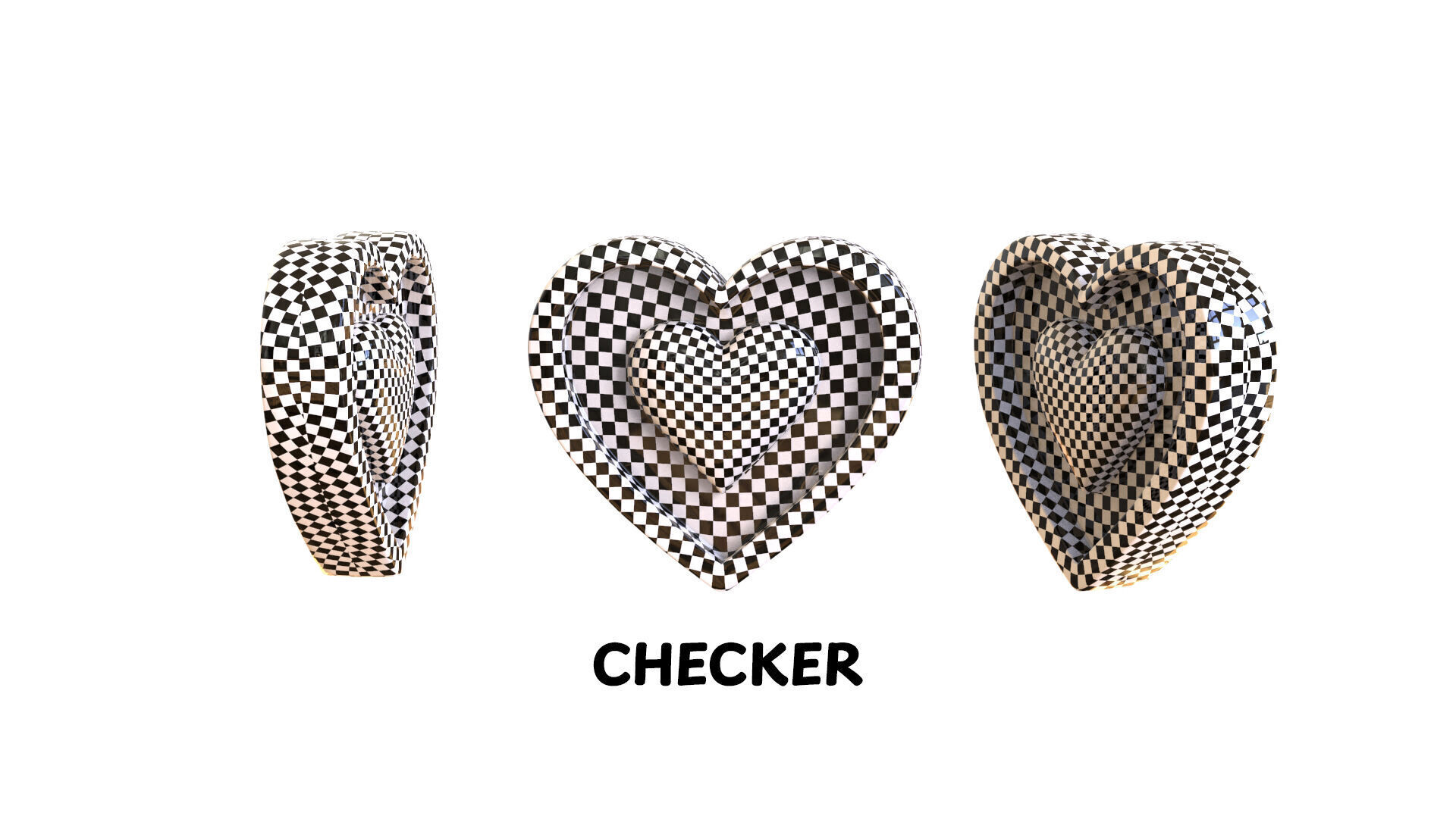 Valentines Day Heart Symbol 3D model_11