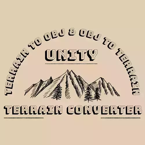 Unity OBJ Terrain Converter 3D model