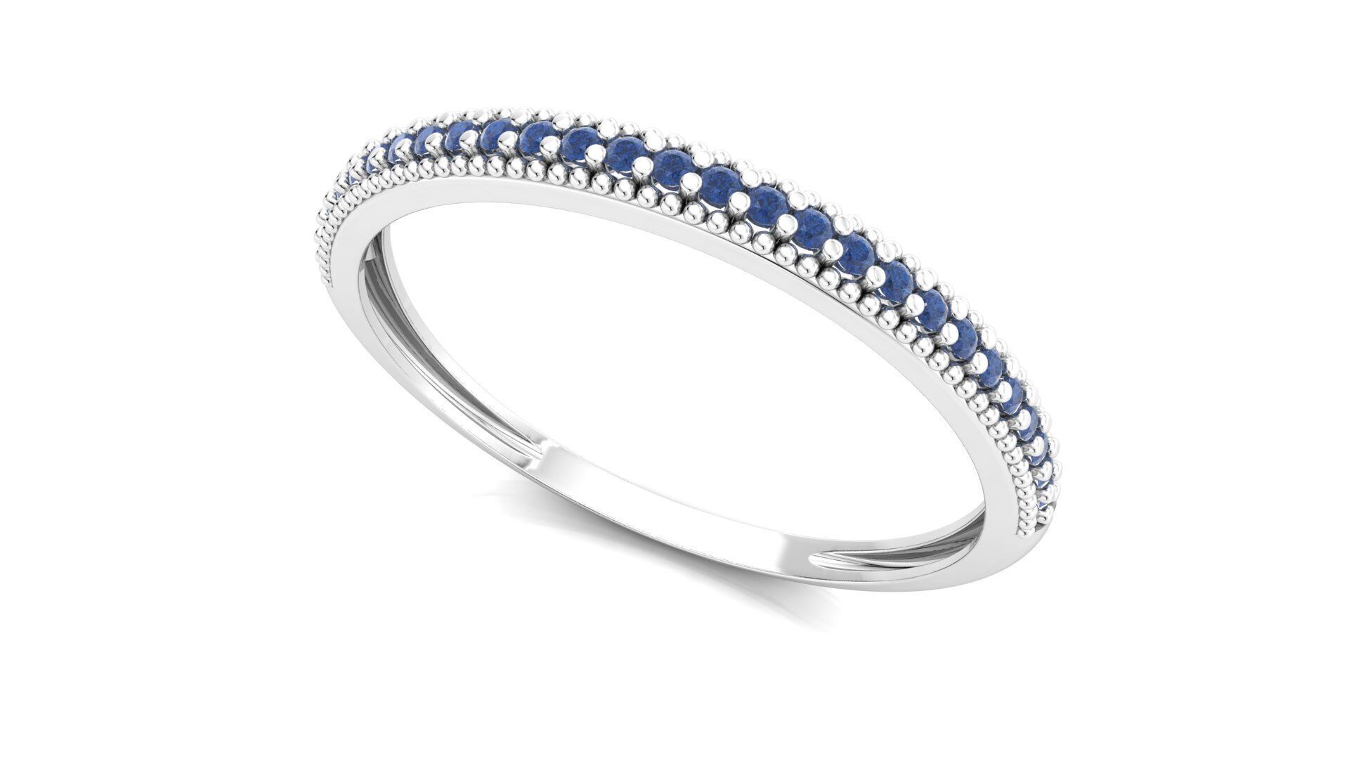 Gold Emerald Guard Ring Jewelry Rings Printable 3D print model_4