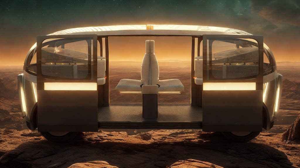 Self-Driving Taxi Shuttle 2 3D model_1