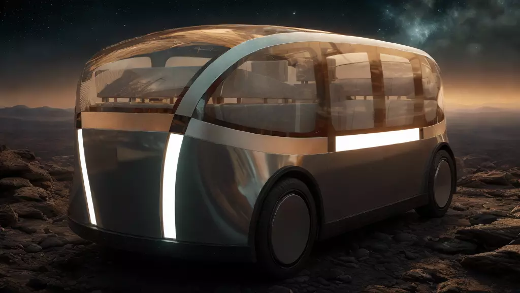 Self-Driving Taxi Shuttle 2 3D model_0