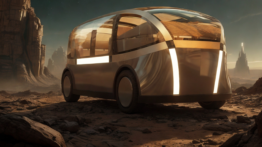 Self-Driving Taxi Shuttle 2 3D model_3