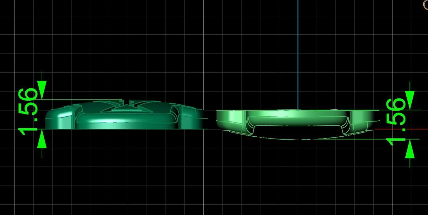 Double cross Mother of God Icon Pendan 1509 3D print model_9