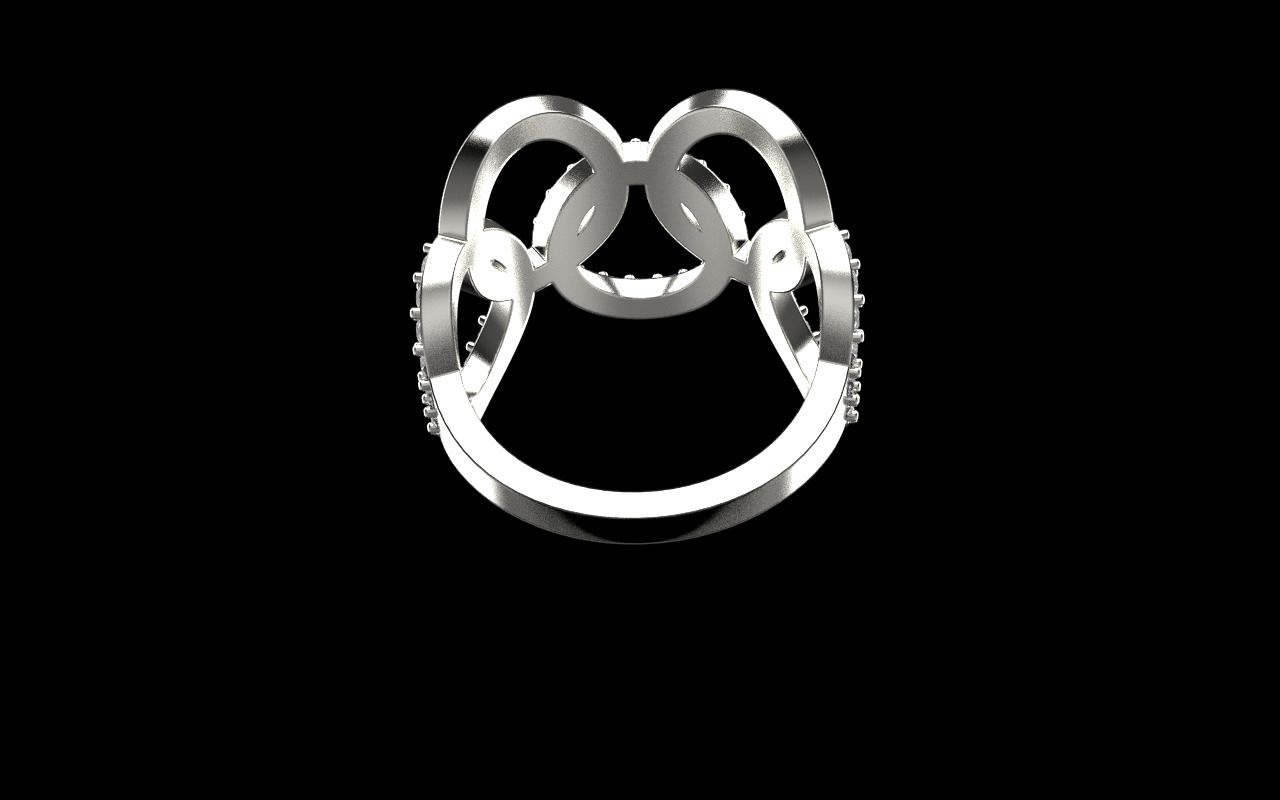 Olimpic ring model 758 3D print model_22